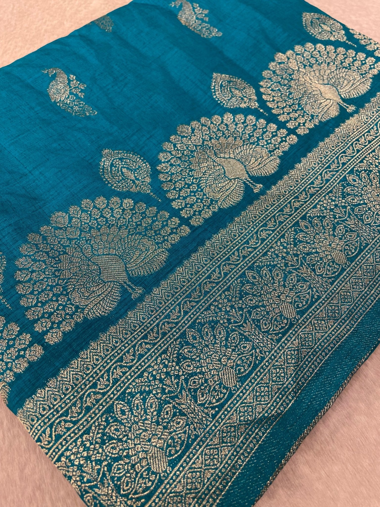 Premium Heritage Cotton Saree - Kanjeevaram Silk Mandir