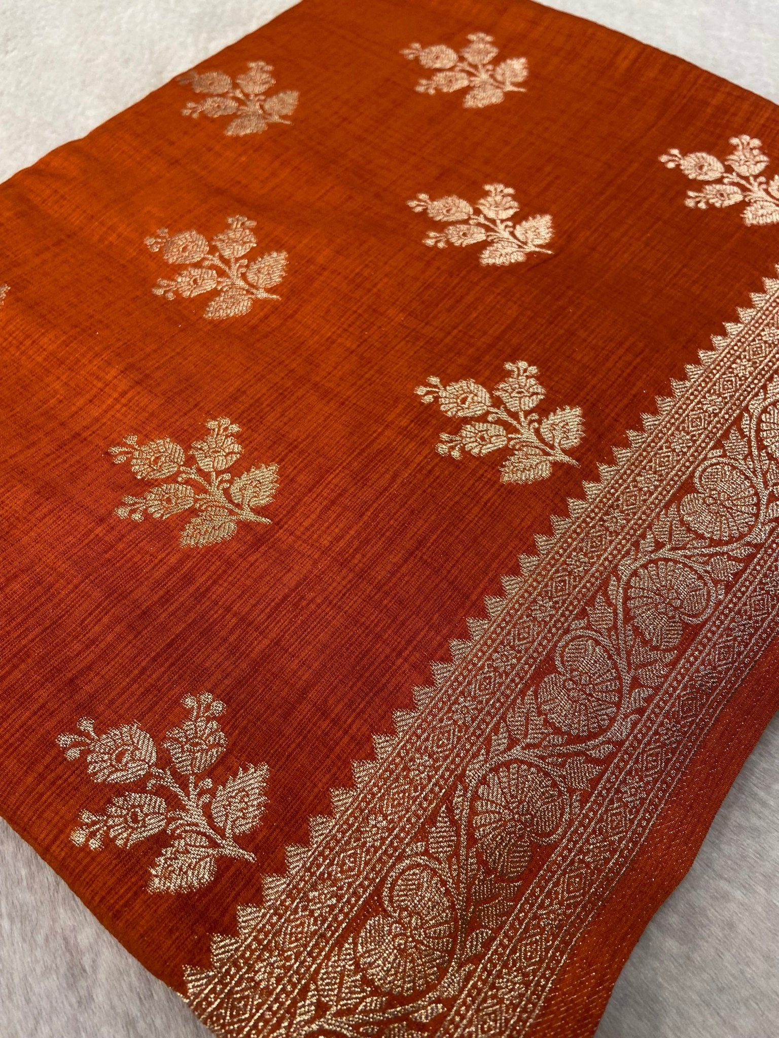 Premium Heritage Cotton Saree 🌸 - Kanjeevaram Silk Mandir