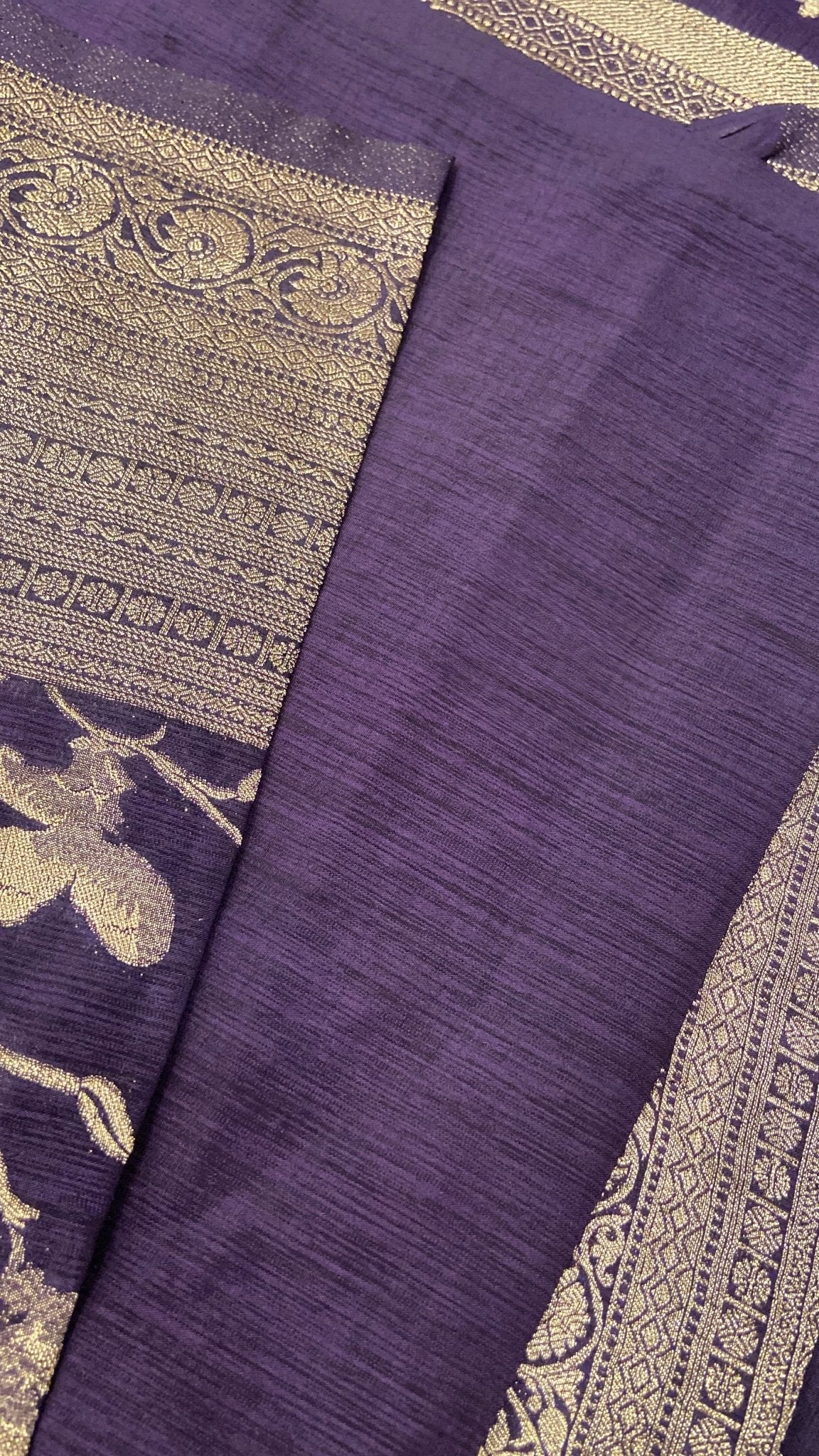 Premium Heritage Cotton Saree✨ - Kanjeevaram Silk Mandir