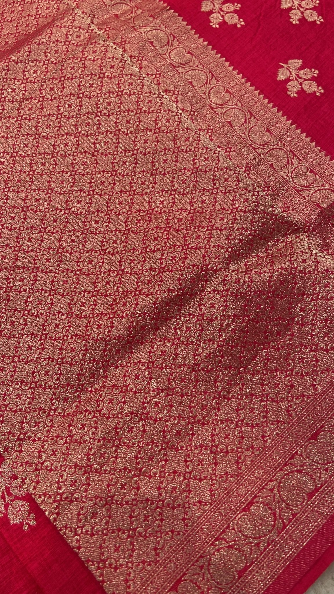 Premium Heritage Cotton Saree🌸 - Kanjeevaram Silk Mandir