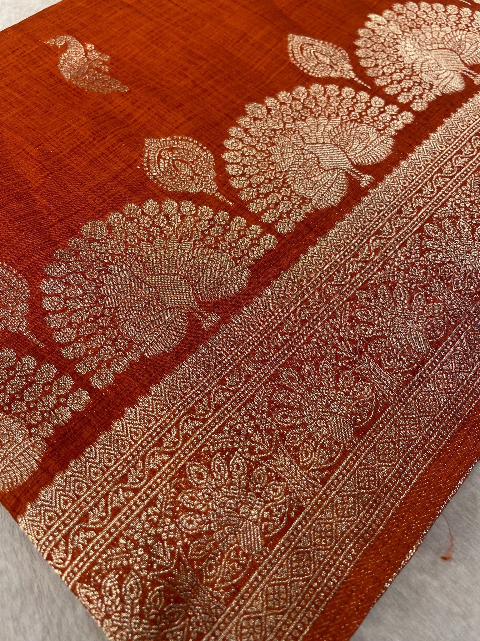 Premium Heritage Cotton Saree - Kanjeevaram Silk Mandir