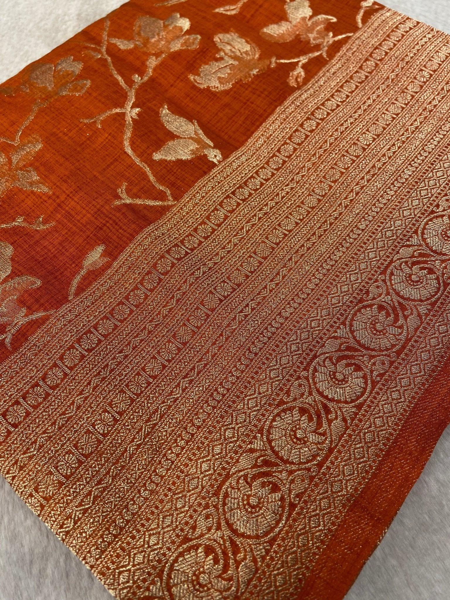 Premium Heritage Cotton Saree✨ - Kanjeevaram Silk Mandir