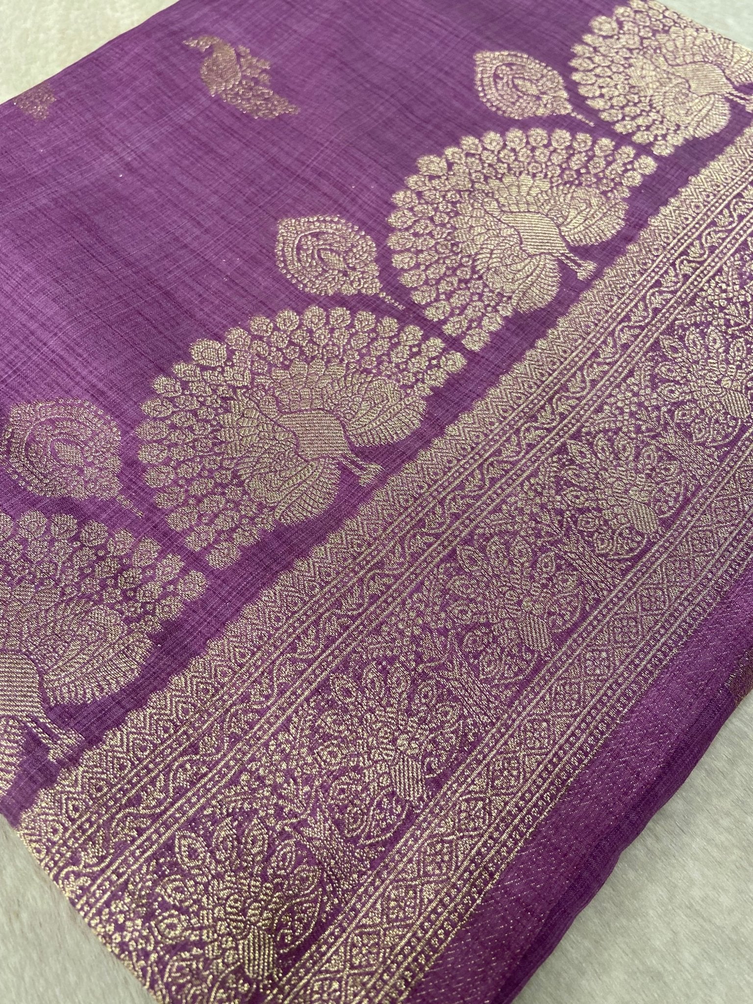Premium Heritage Cotton Saree - Kanjeevaram Silk Mandir