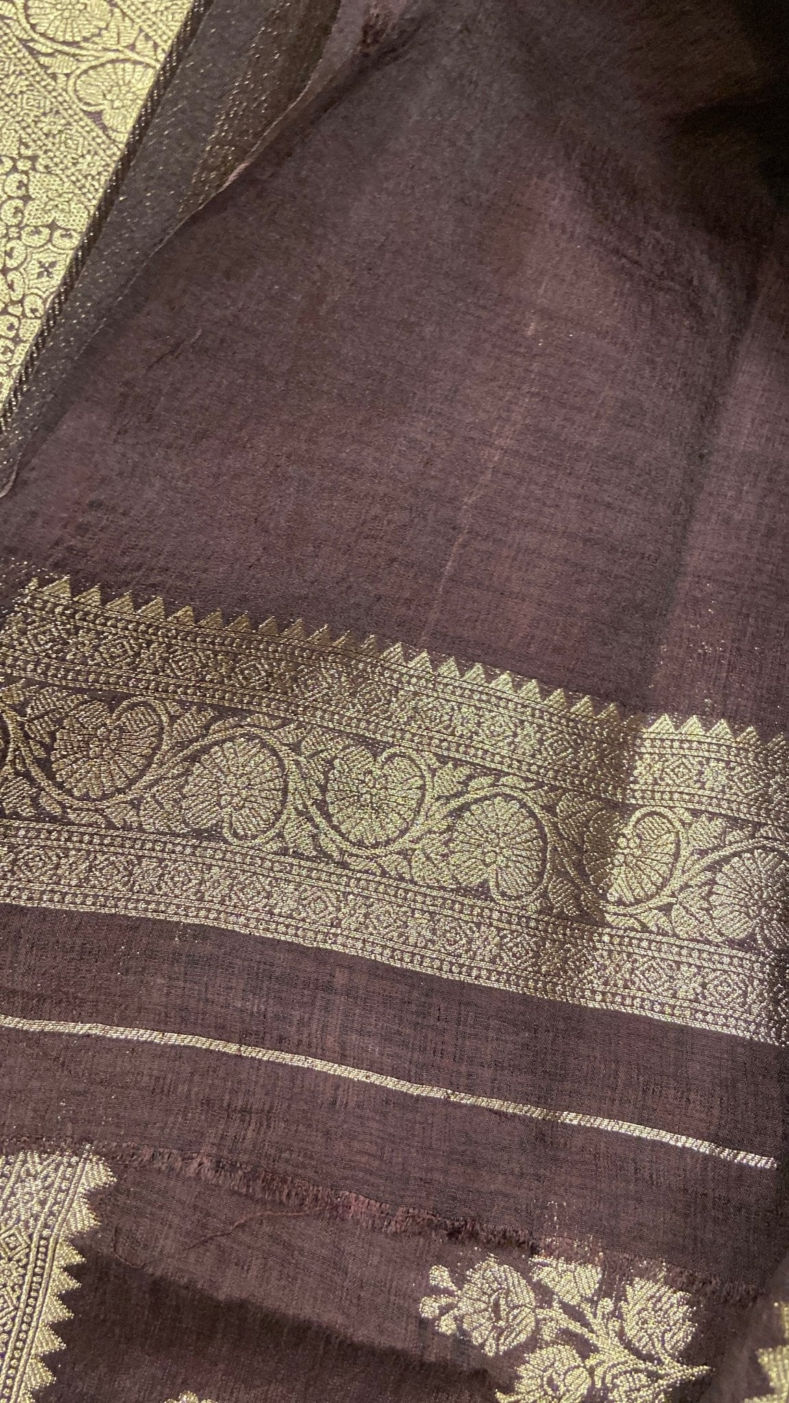Premium Heritage Cotton Saree🤎 🌸 - Kanjeevaram Silk Mandir