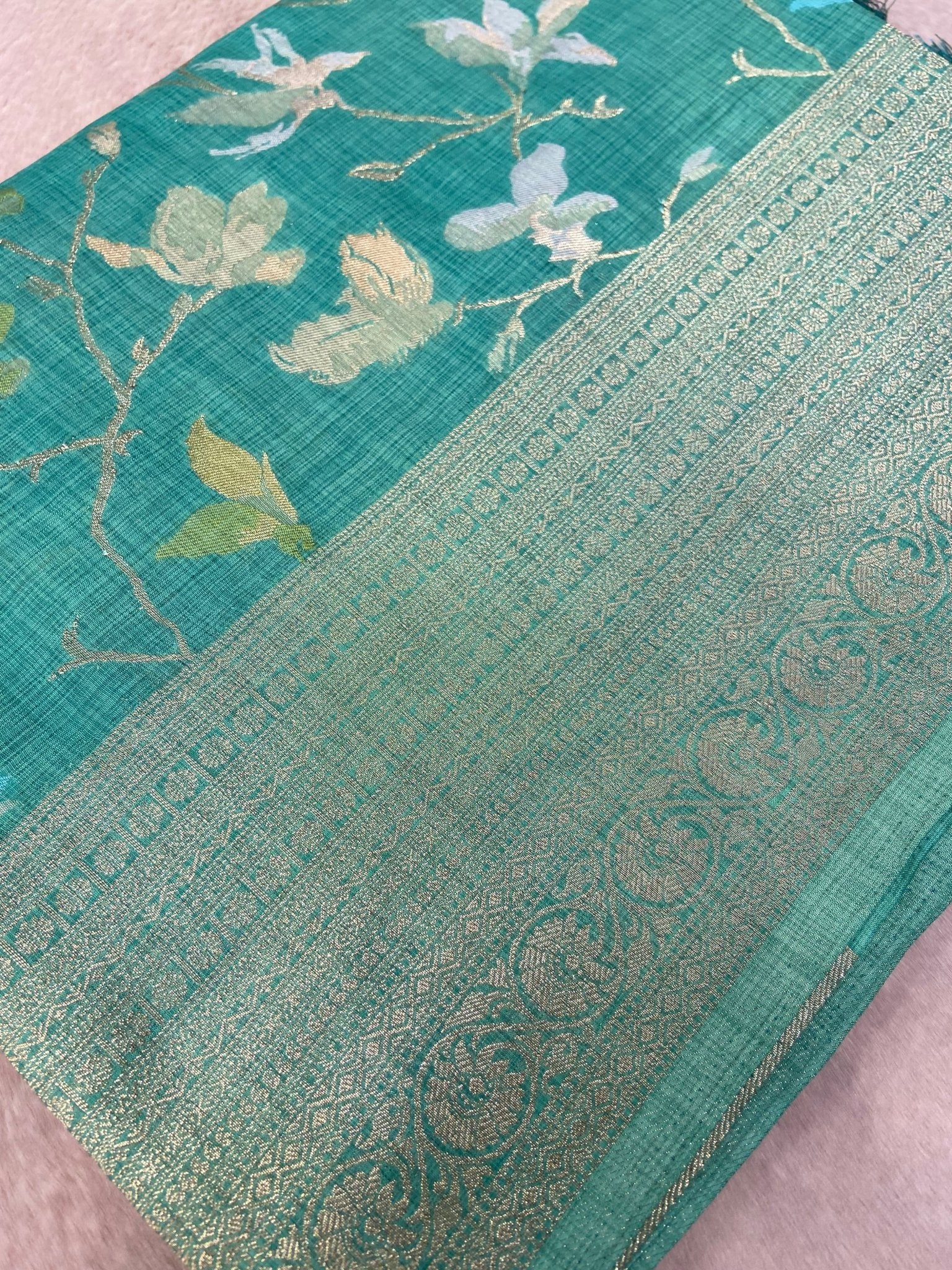 Premium Heritage Cotton Saree - Kanjeevaram Silk Mandir