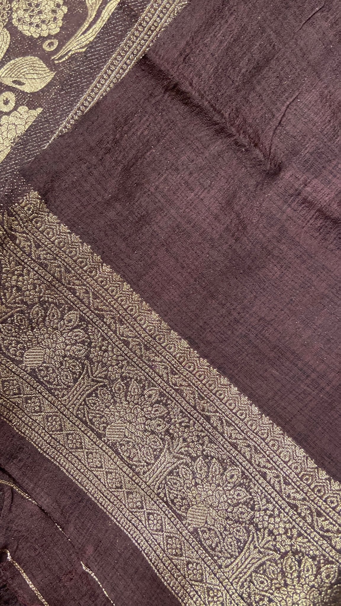 Premium Heritage Cotton Saree 🤎 - Kanjeevaram Silk Mandir