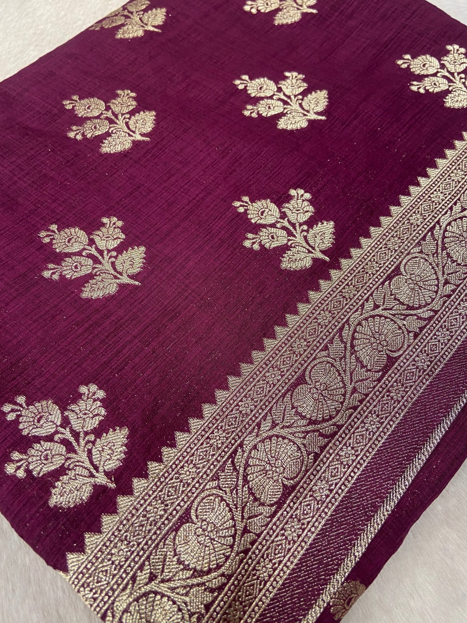 Premium Heritage Cotton Saree🌸 - Kanjeevaram Silk Mandir