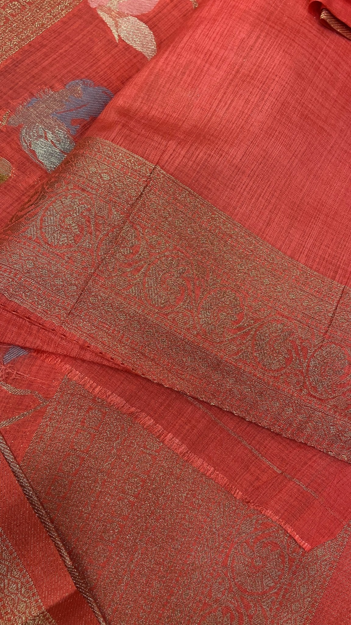 Premium Heritage Cotton Saree - Kanjeevaram Silk Mandir