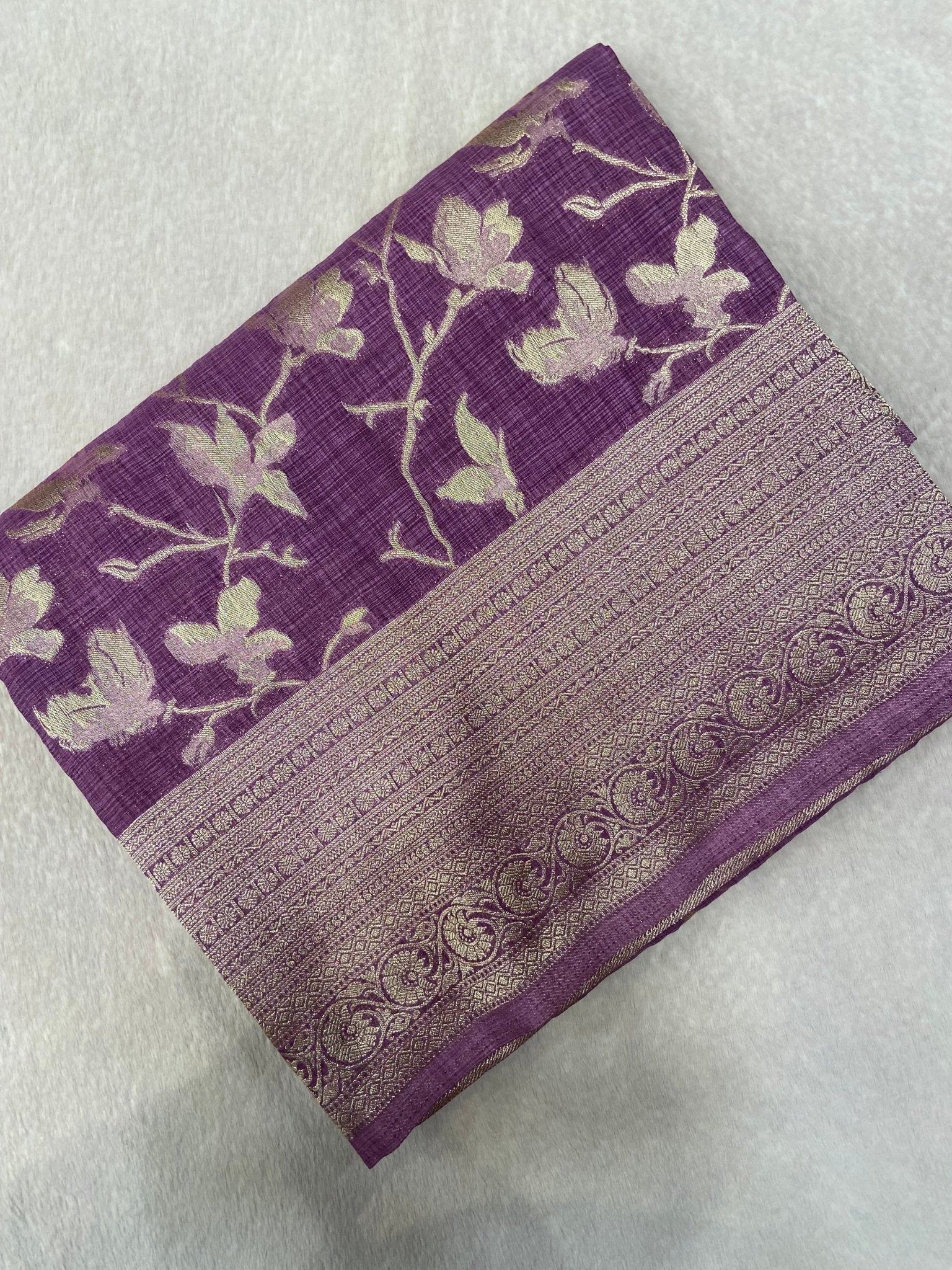 Premium Heritage Cotton Saree✨ - Kanjeevaram Silk Mandir