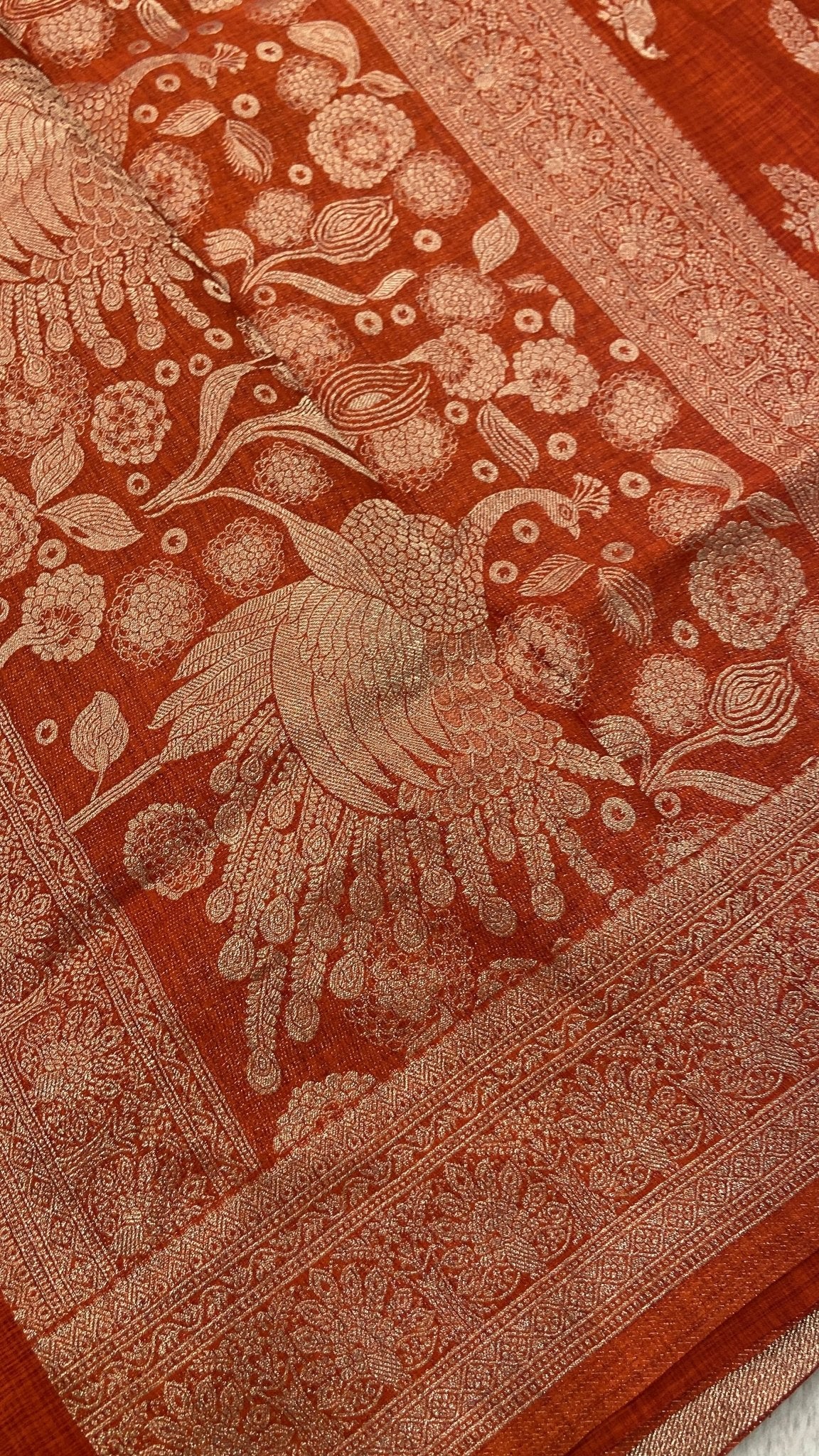 Premium Heritage Cotton Saree - Kanjeevaram Silk Mandir