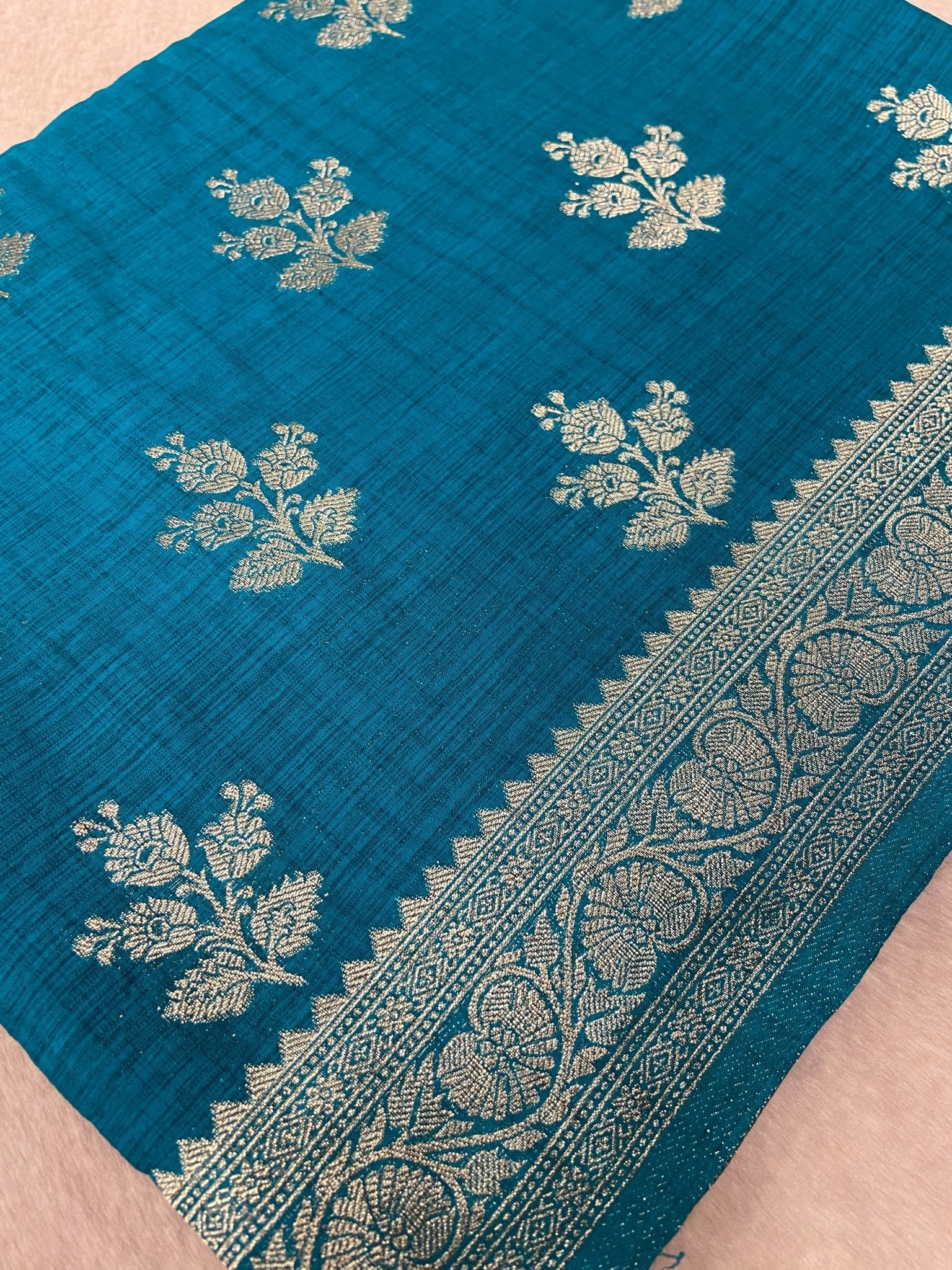 Premium Heritage Cotton Saree 🌸 - Kanjeevaram Silk Mandir