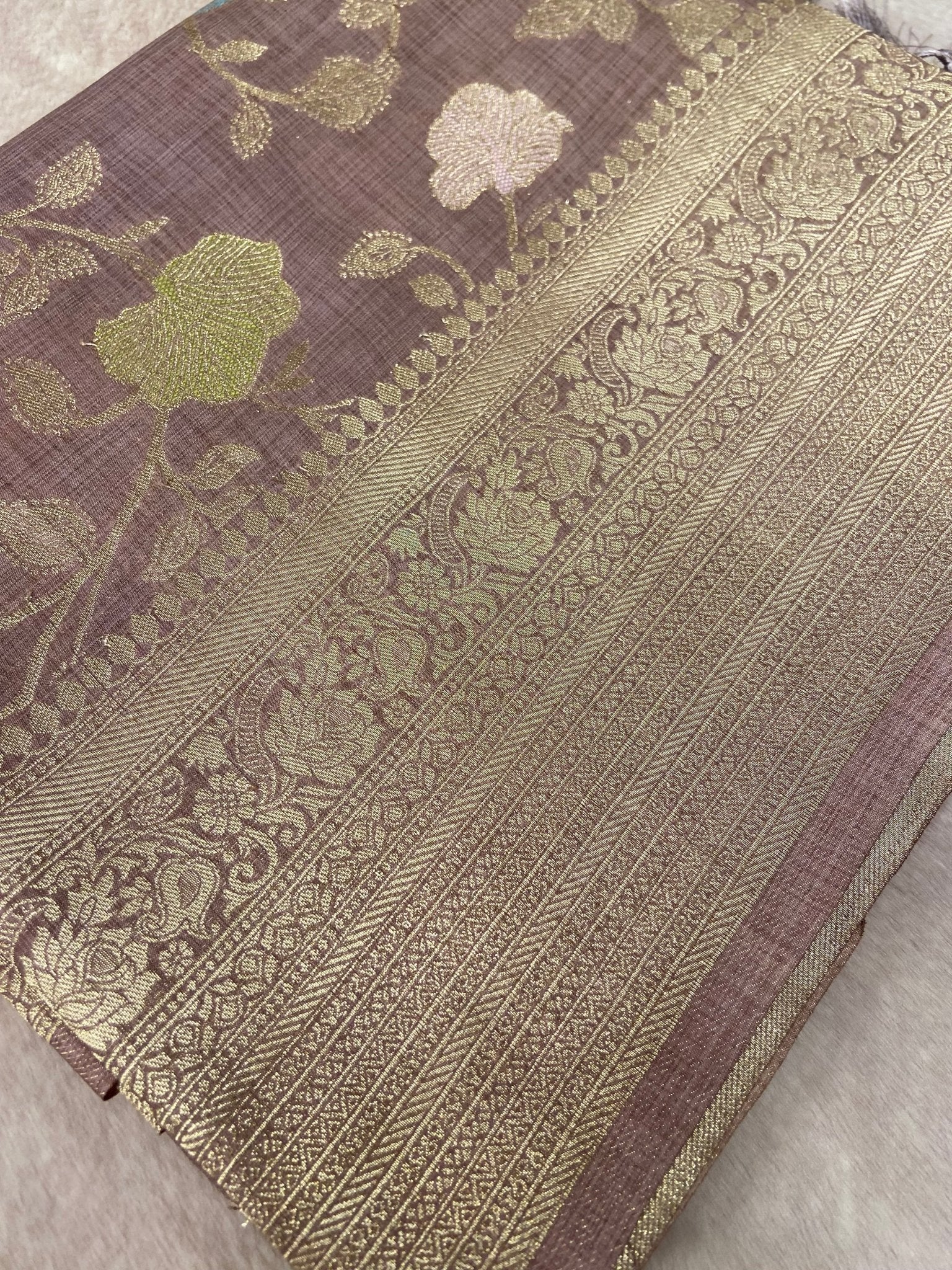 Premium Heritage Cotton Saree - Kanjeevaram Silk Mandir