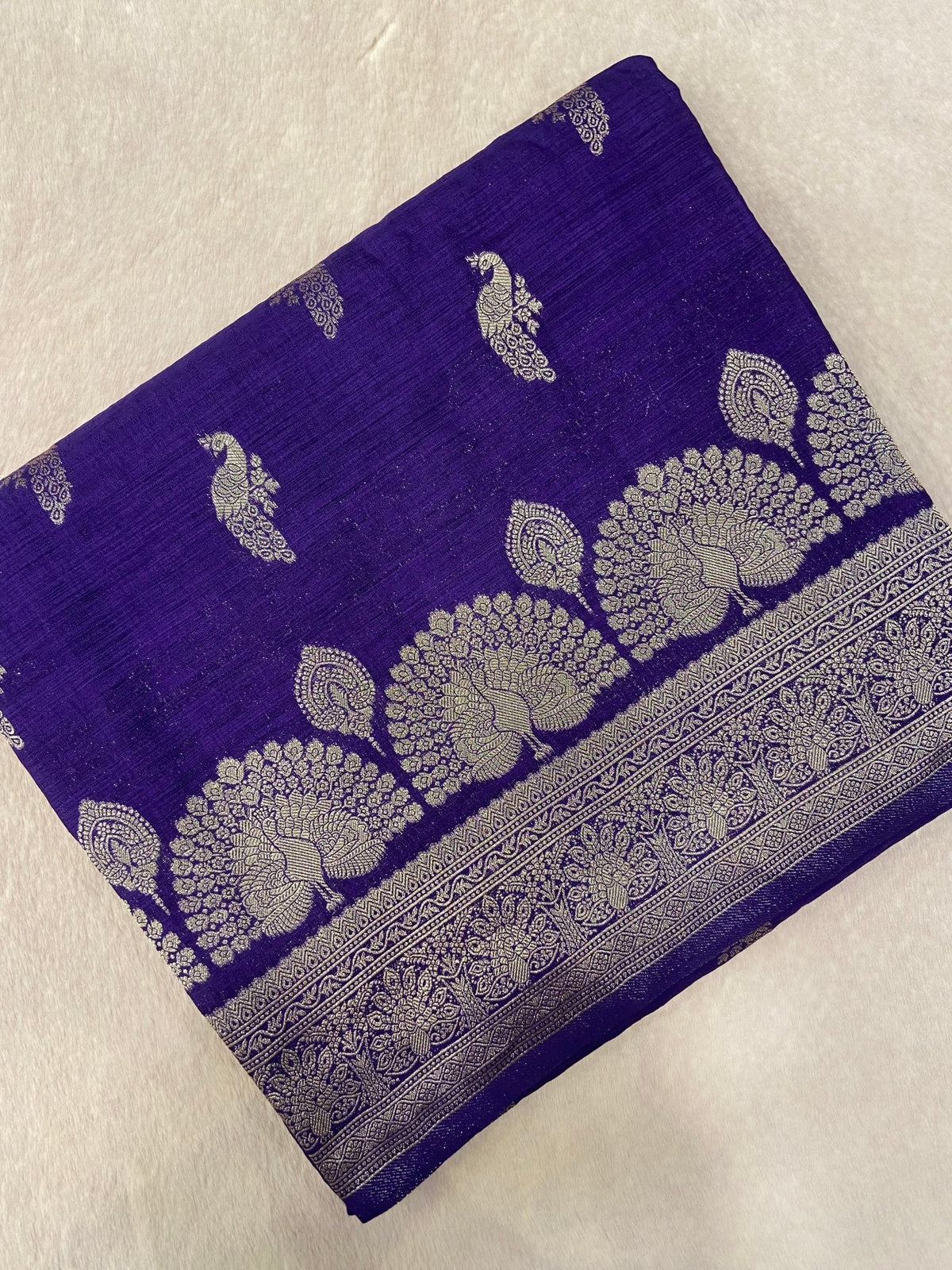 Premium Heritage Cotton Saree - Kanjeevaram Silk Mandir