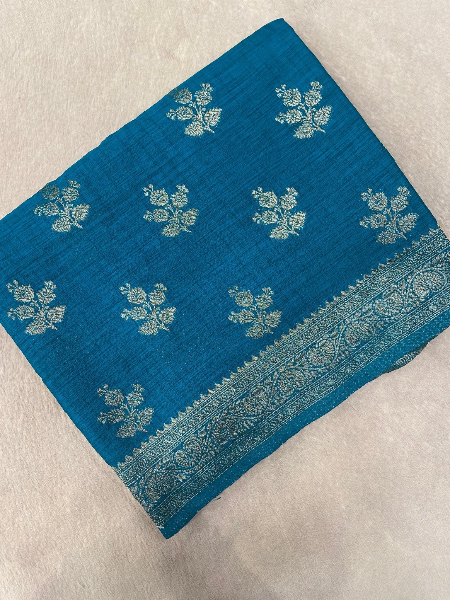 Premium Heritage Cotton Saree 🌸 - Kanjeevaram Silk Mandir