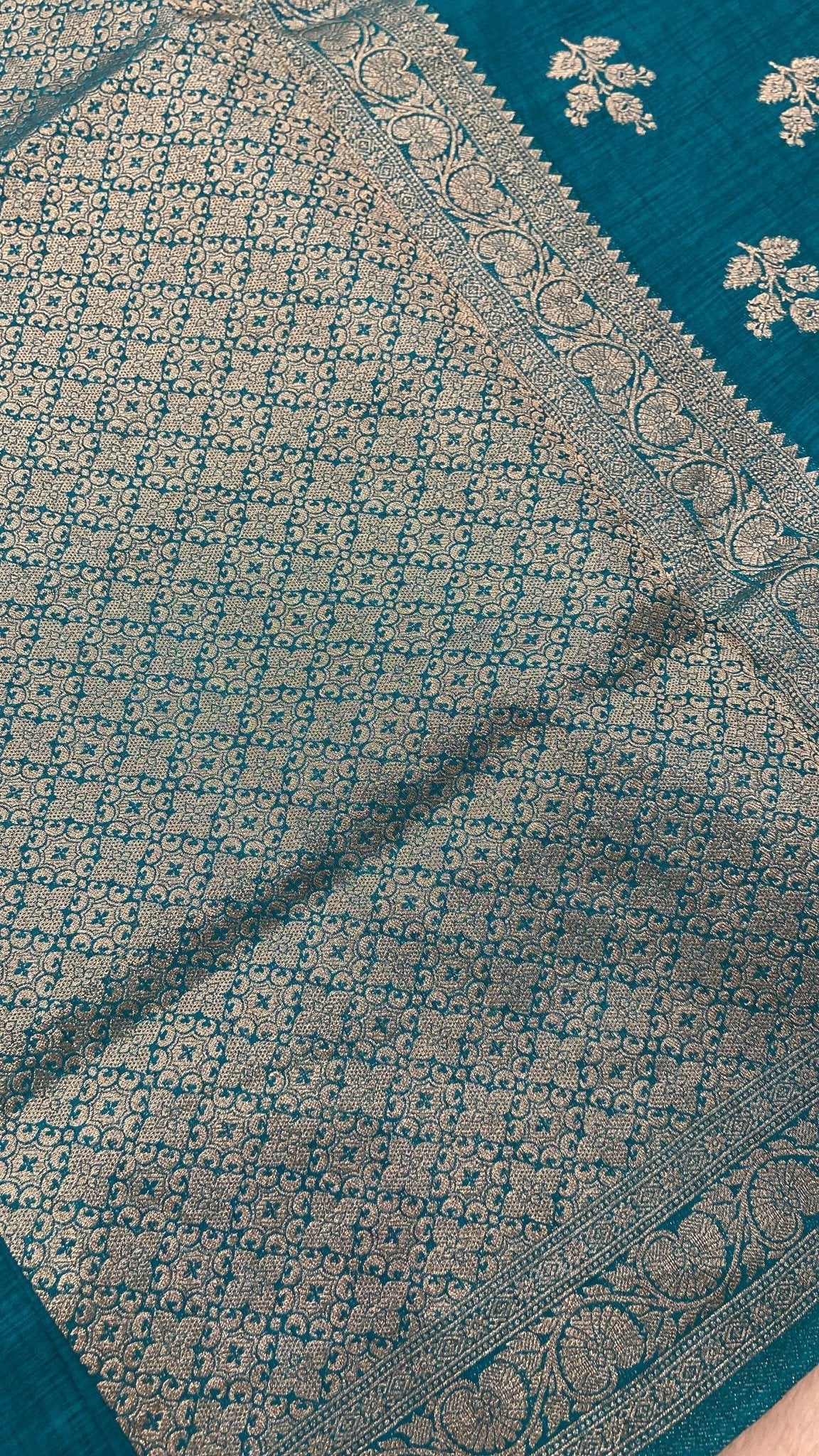Premium Heritage Cotton Saree 🌸 - Kanjeevaram Silk Mandir