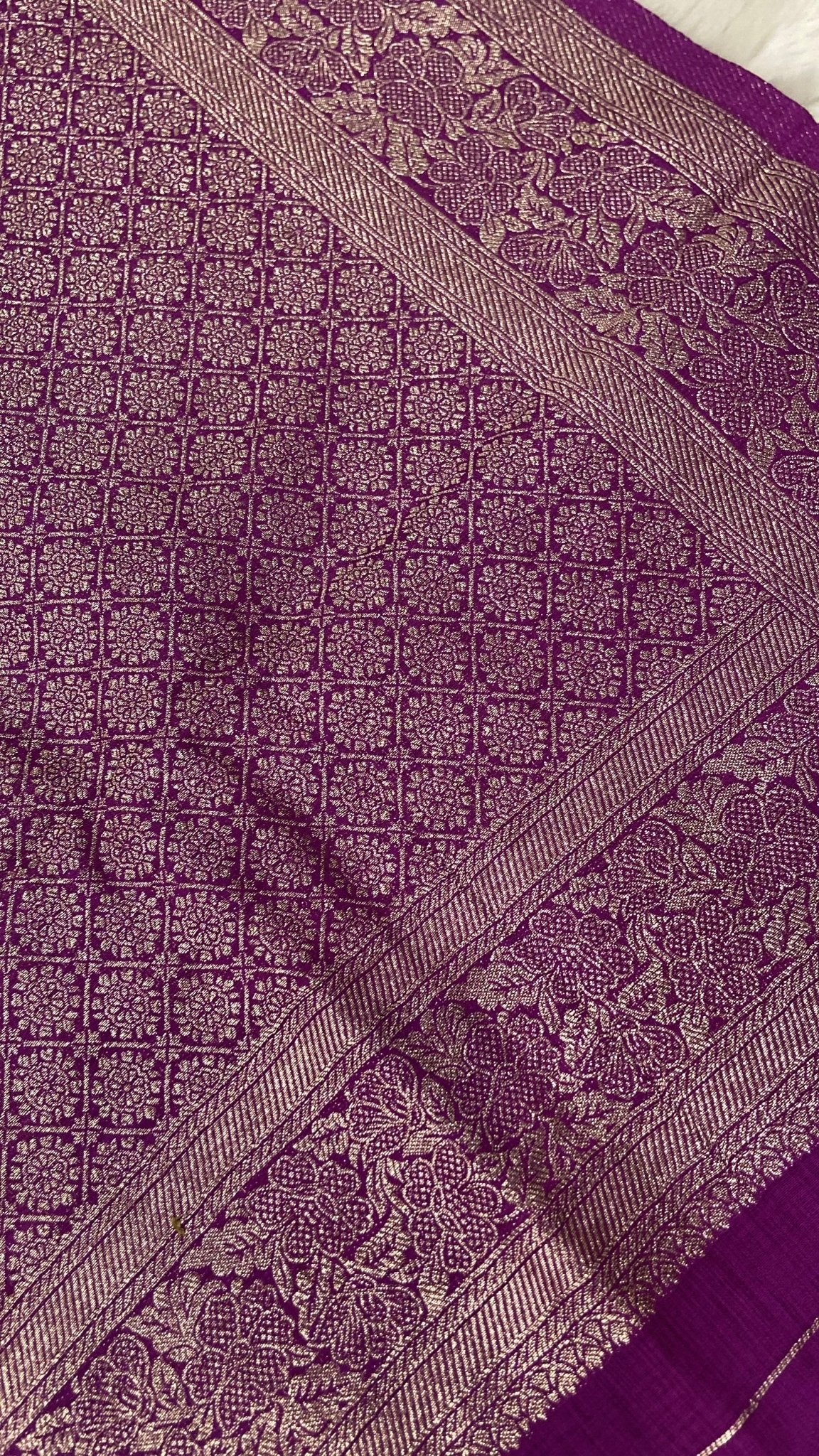 Premium Heritage Cotton Saree - Kanjeevaram Silk Mandir