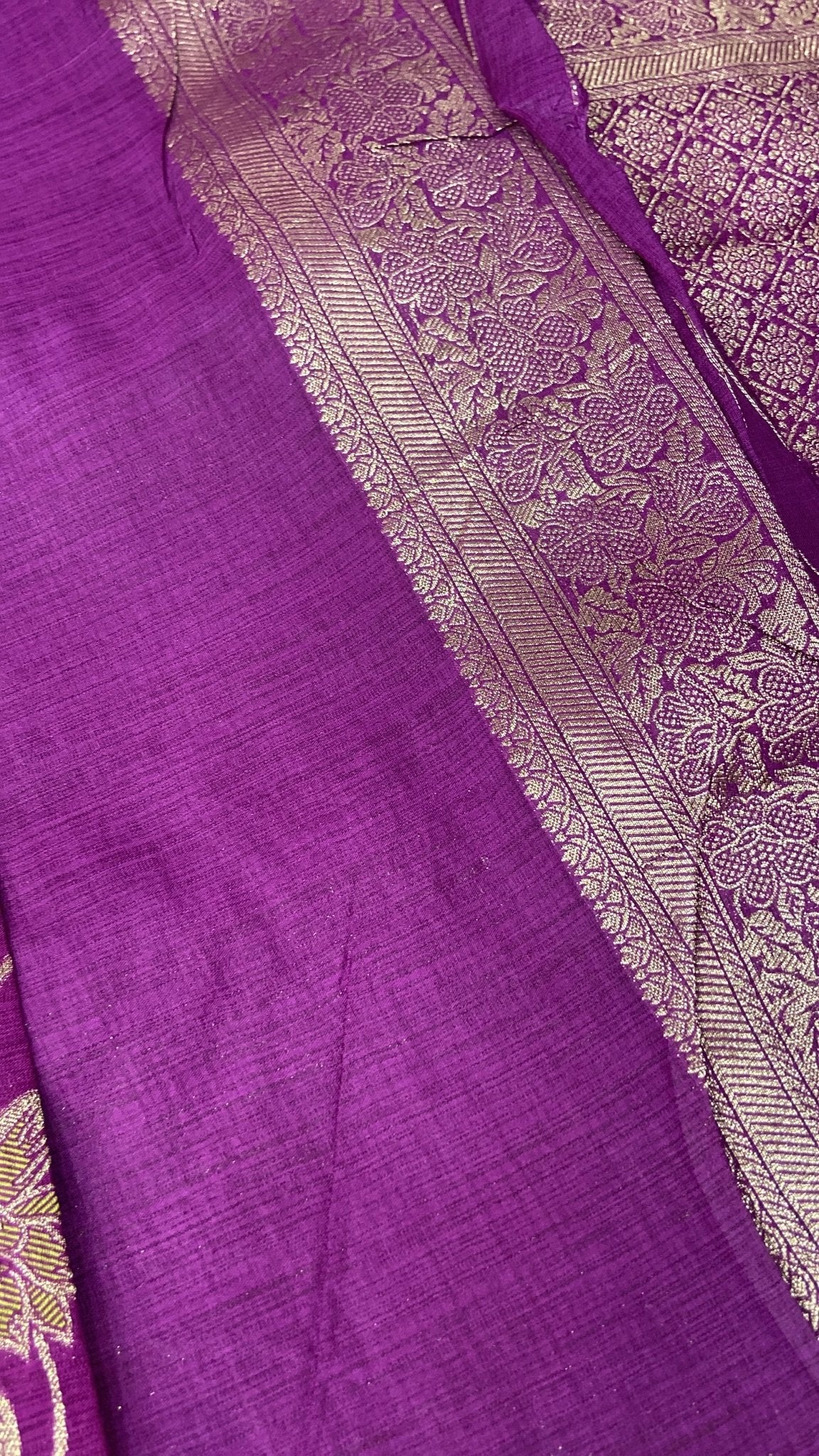 Premium Heritage Cotton Saree - Kanjeevaram Silk Mandir