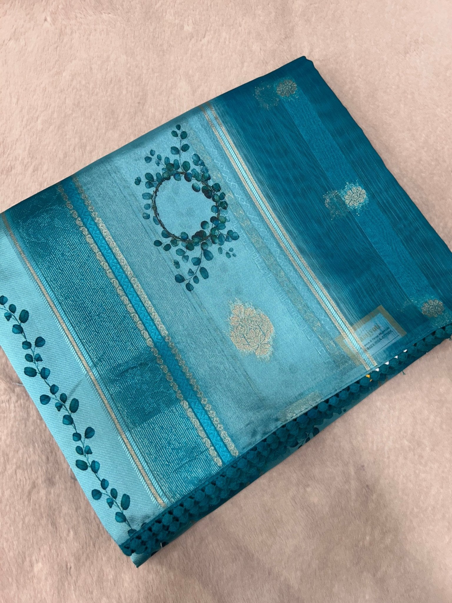 Premium Heritage Cotton Saree With Digital Print - Kanjeevaram Silk Mandir