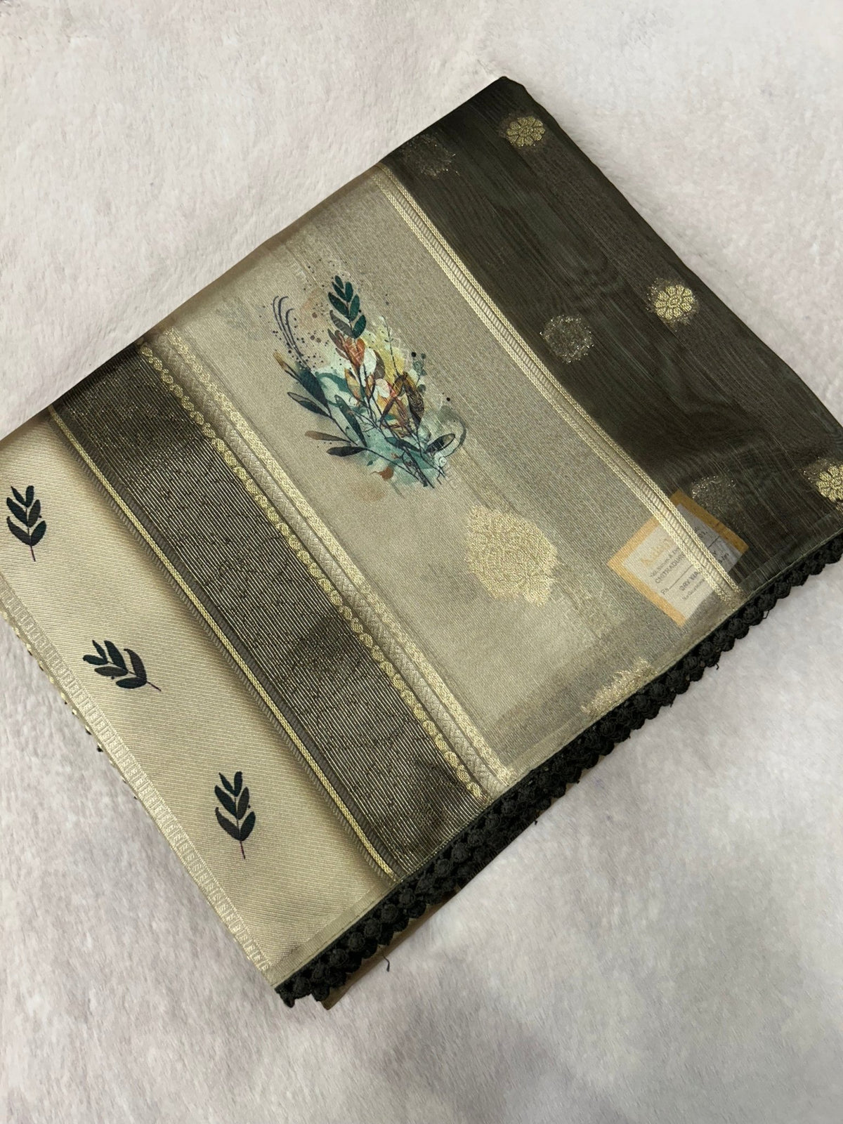 Premium Heritage Cotton Saree With Digital Print - Kanjeevaram Silk Mandir