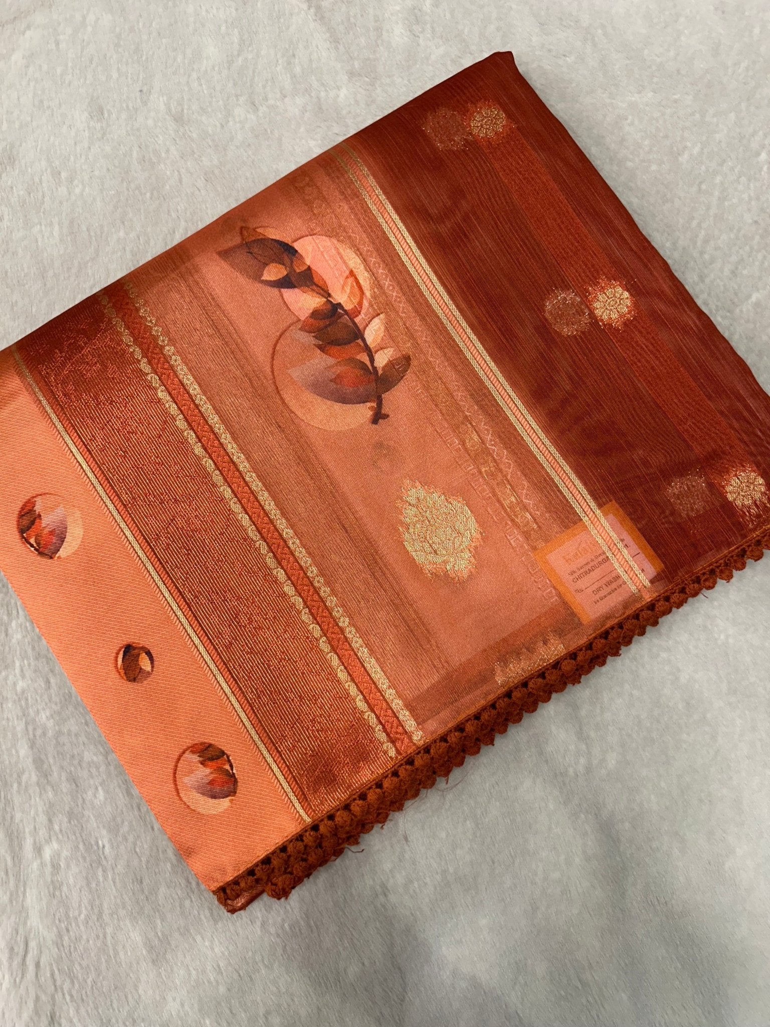 Premium Heritage Cotton Saree With Digital Print - Kanjeevaram Silk Mandir