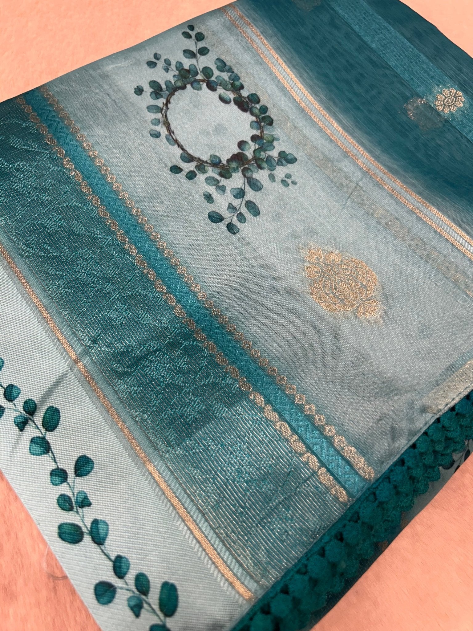 Premium Heritage Cotton Saree With Digital Print - Kanjeevaram Silk Mandir