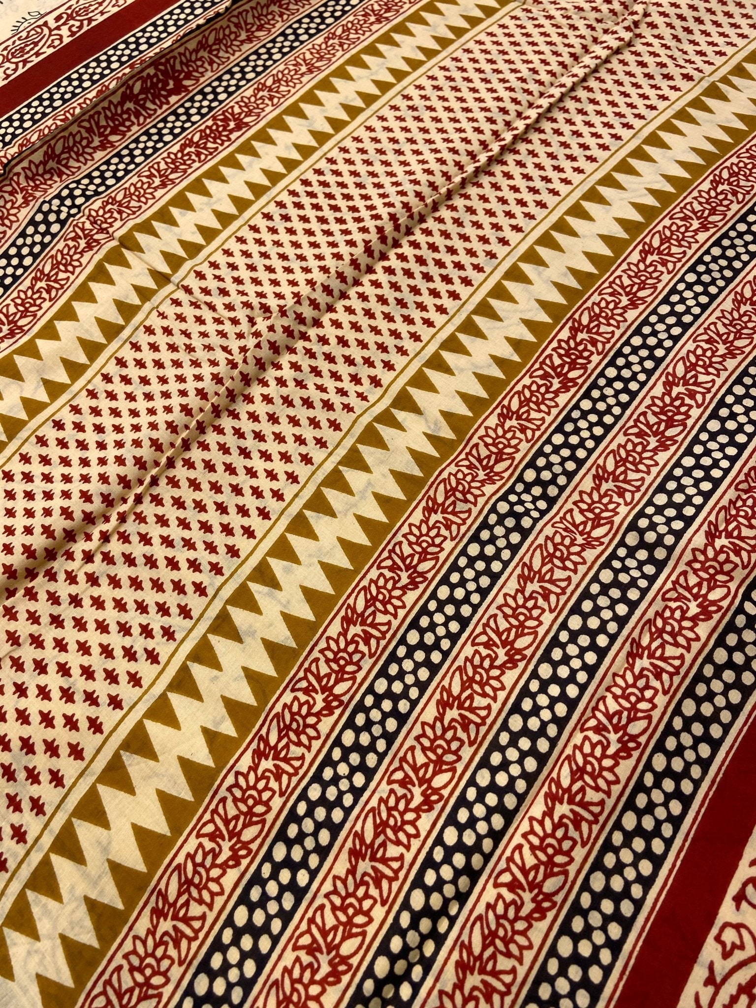 Premium Jaipur Cotton Saree - Kanjeevaram Silk Mandir