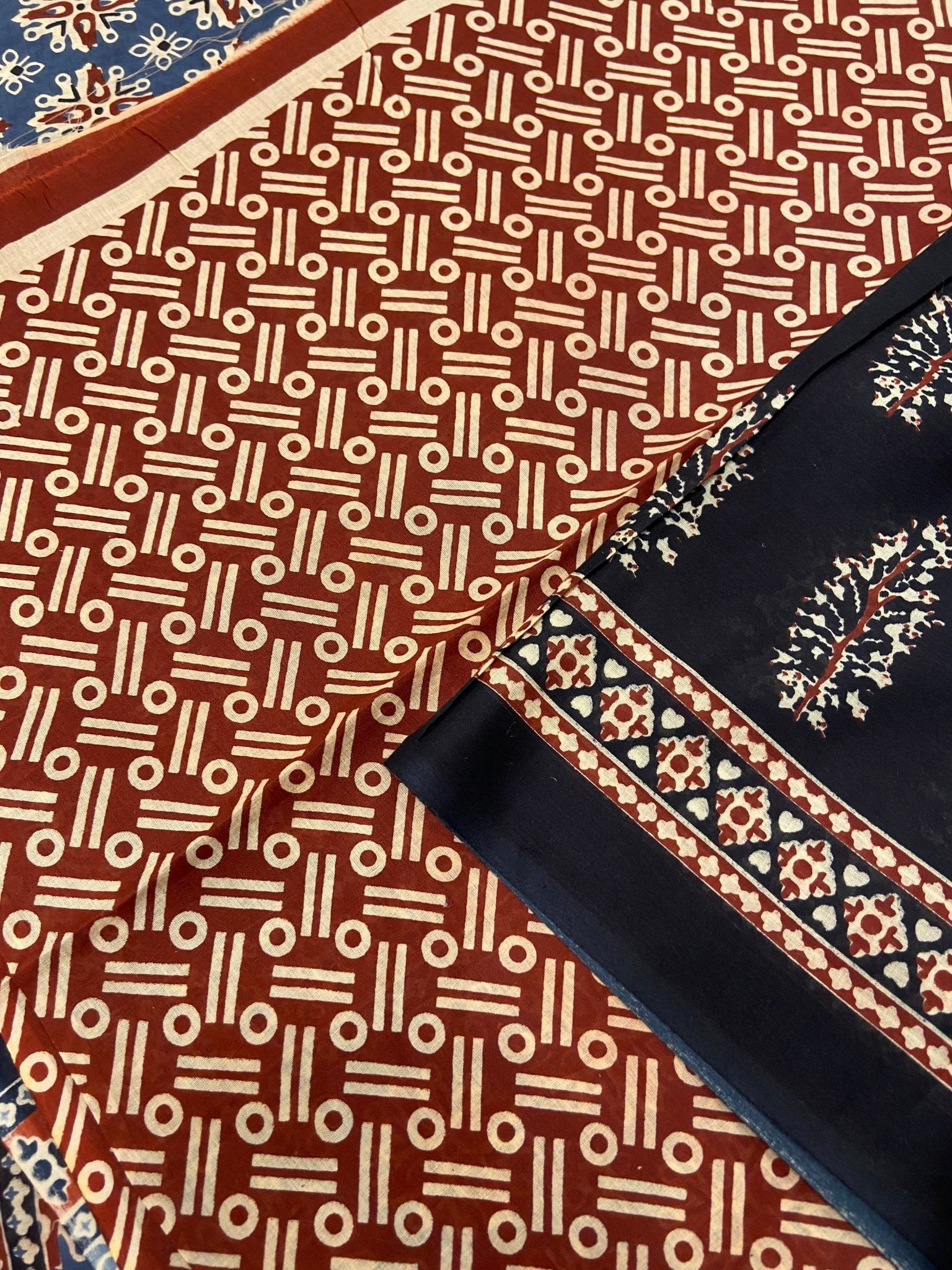 Premium Jaipur Cotton Saree - Kanjeevaram Silk Mandir