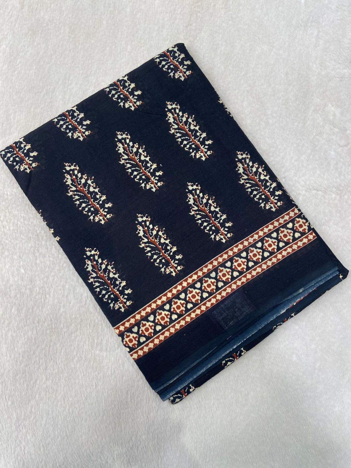 Premium Jaipur Cotton Saree - Kanjeevaram Silk Mandir