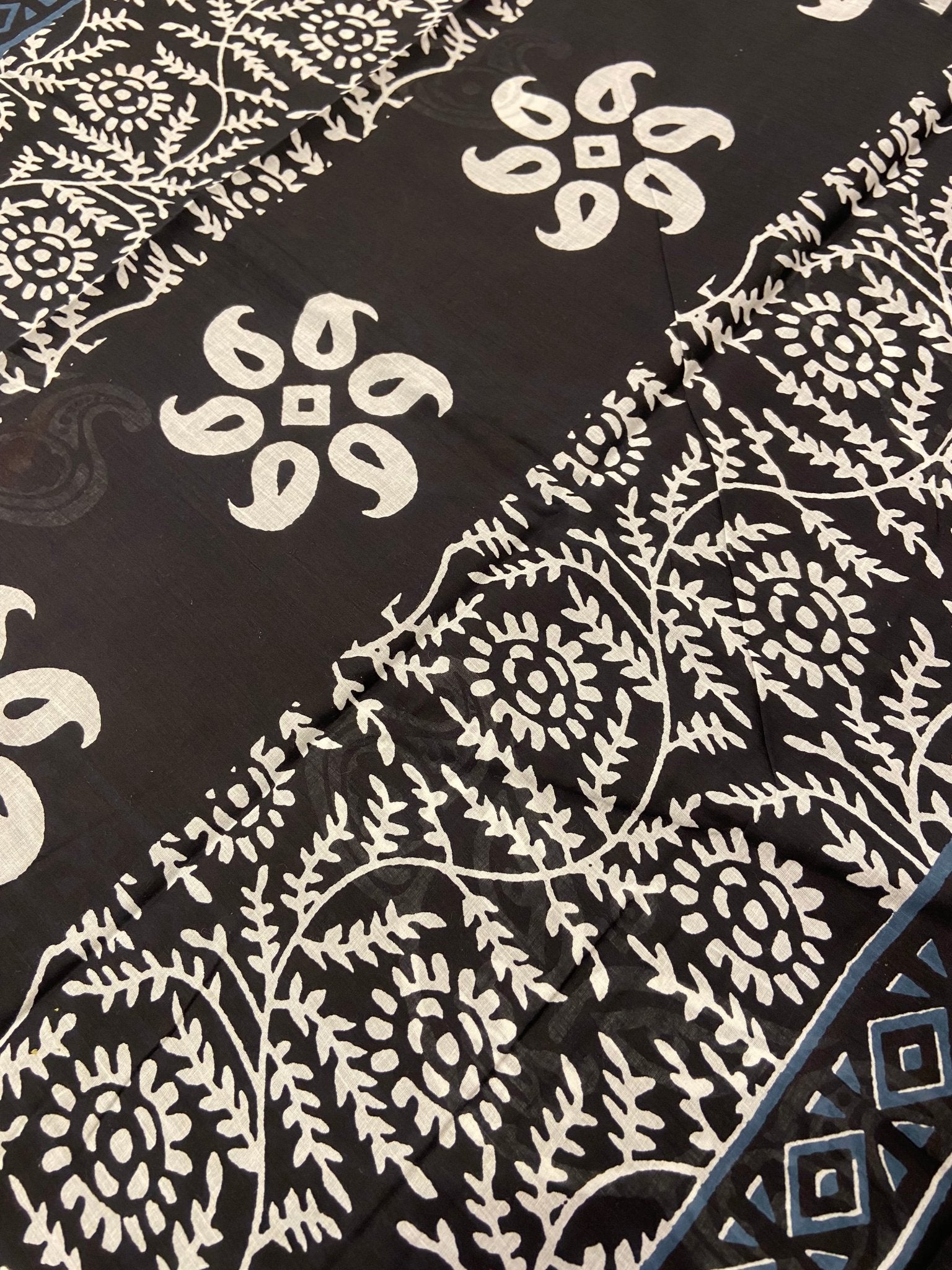 Premium Jaipur Cotton Saree - Kanjeevaram Silk Mandir