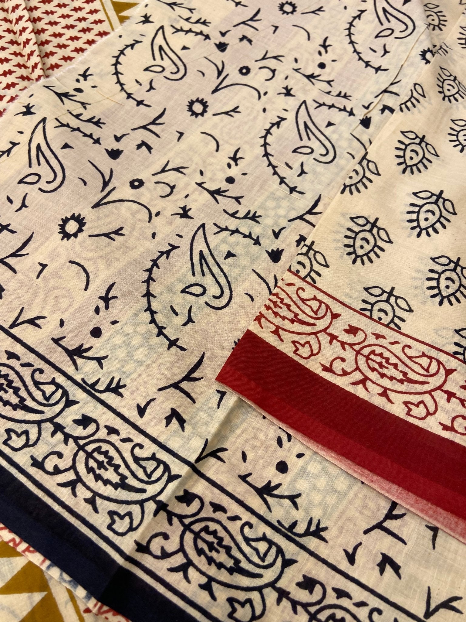 Premium Jaipur Cotton Saree - Kanjeevaram Silk Mandir