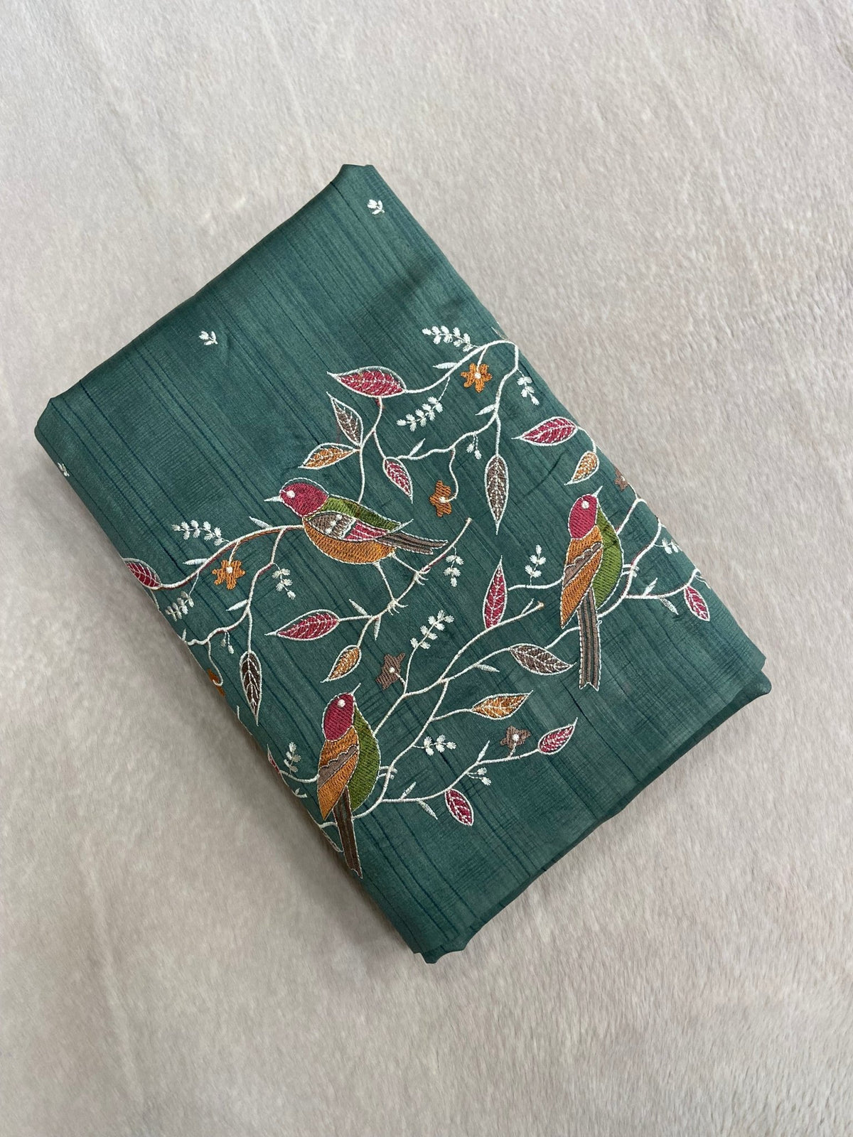 Premium kosa embroidery saree - Kanjeevaram Silk Mandir