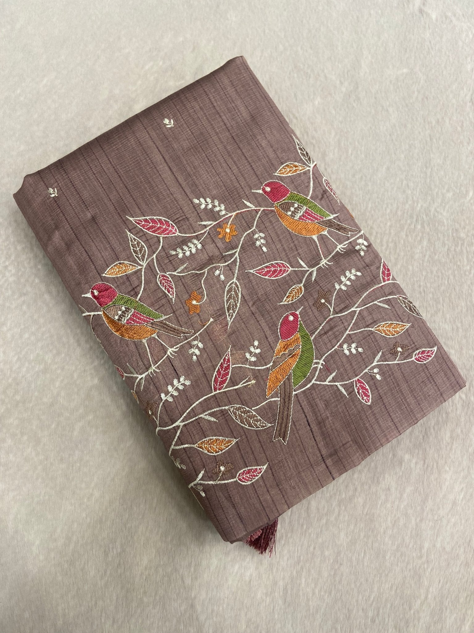 Premium kosa embroidery saree - Kanjeevaram Silk Mandir