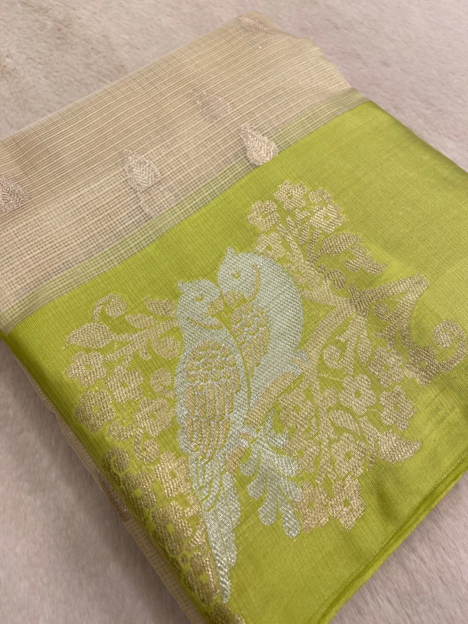 Premium Kota organza saree - Kanjeevaram Silk Mandir