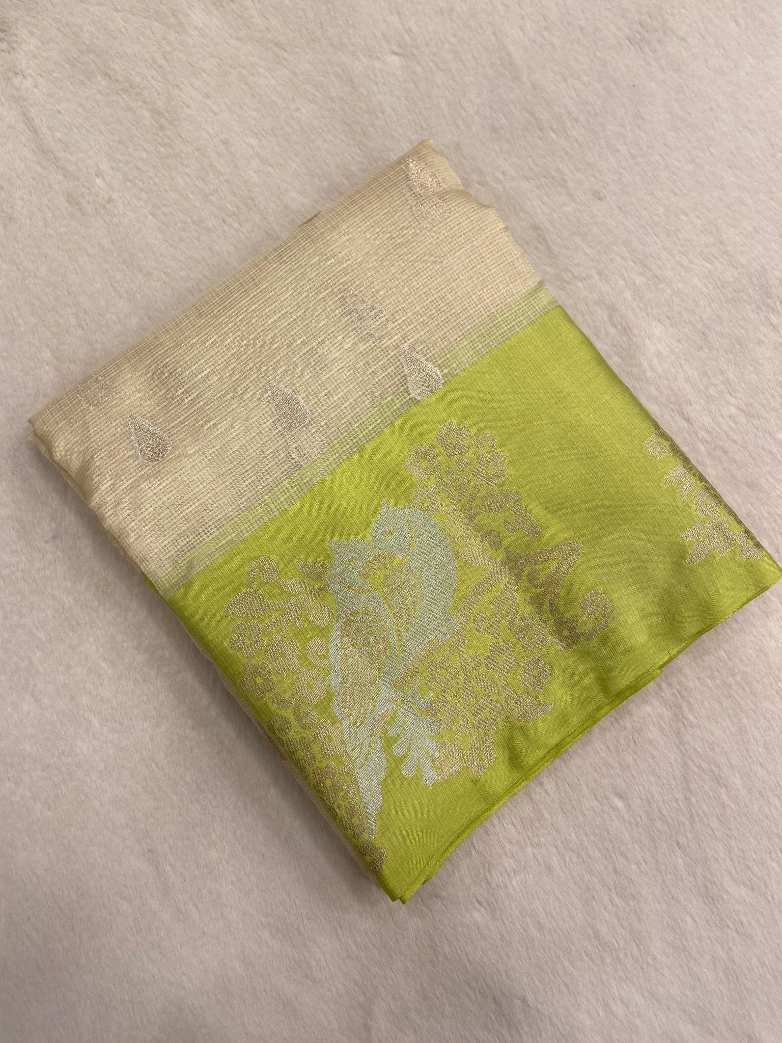 Premium Kota organza saree - Kanjeevaram Silk Mandir