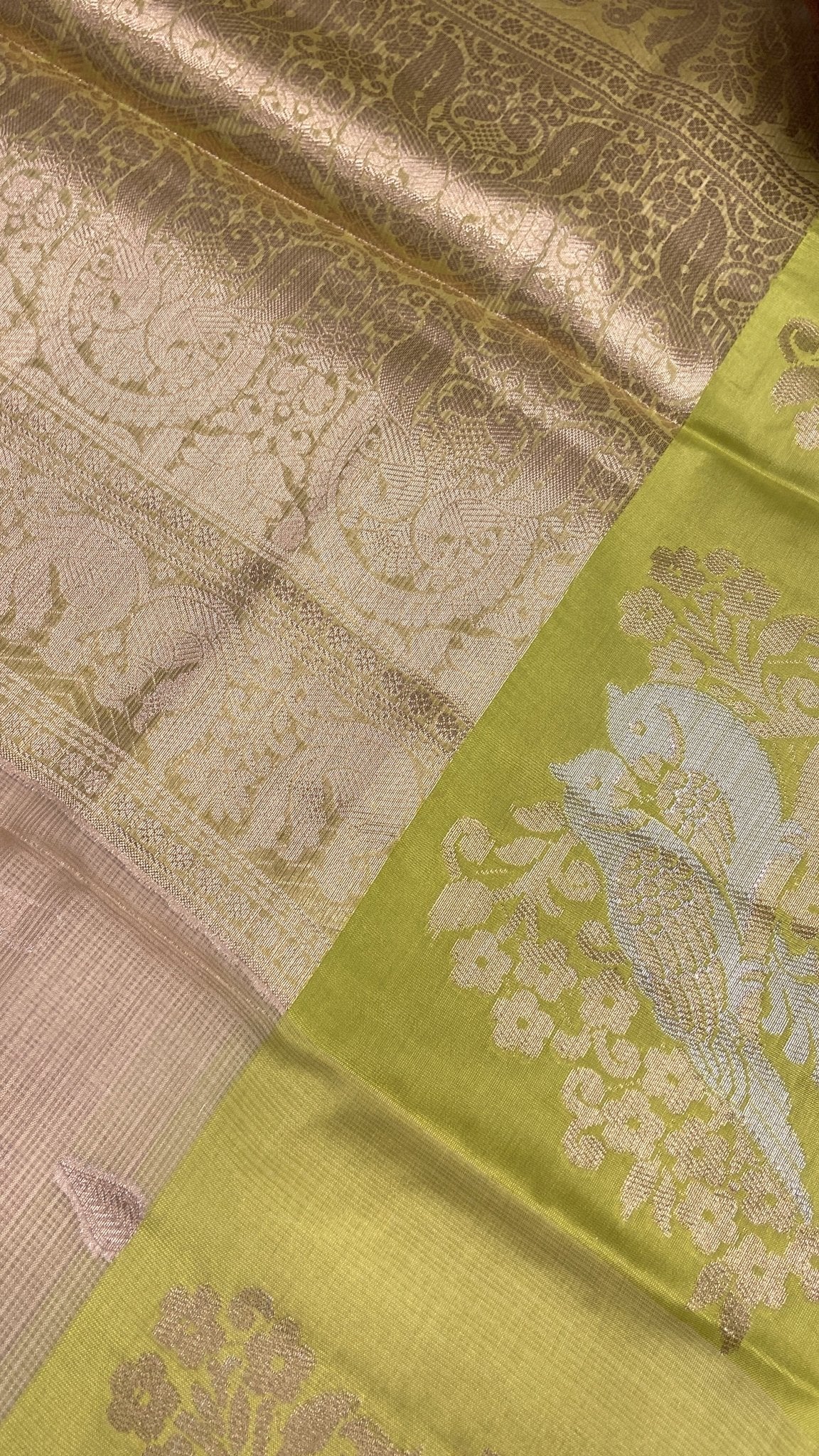 Premium Kota organza saree - Kanjeevaram Silk Mandir