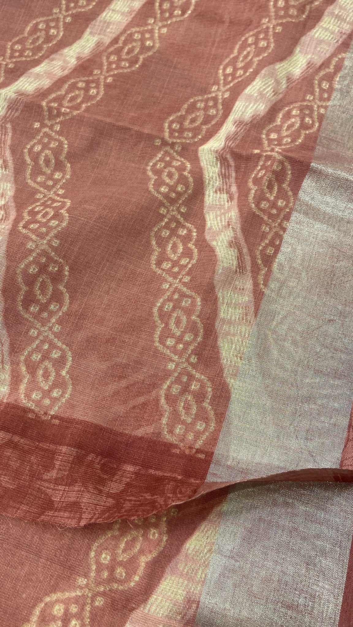 Premium Linen Saree - Kanjeevaram Silk Mandir