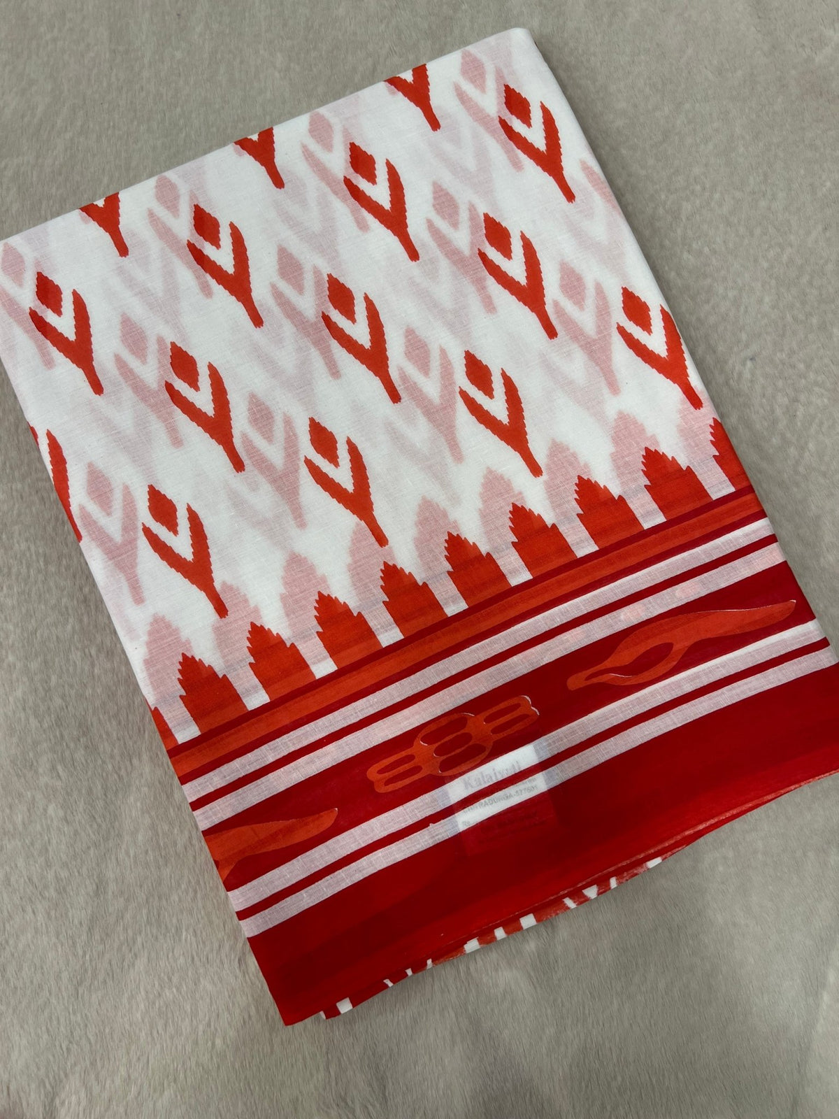 Premium Mal Cotton Saree - Kanjeevaram Silk Mandir