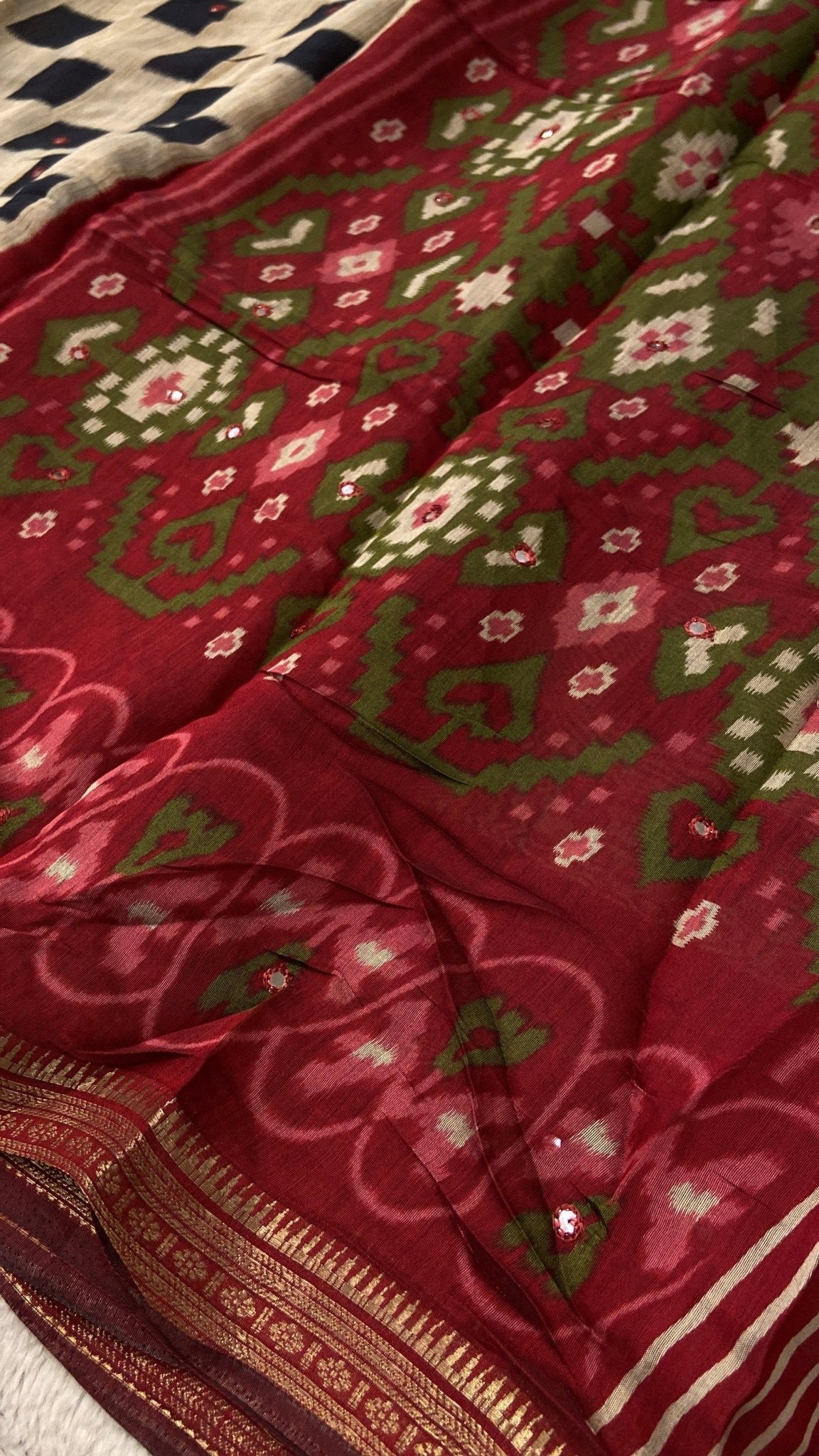 Premium Mal Cotton Saree - Kanjeevaram Silk Mandir