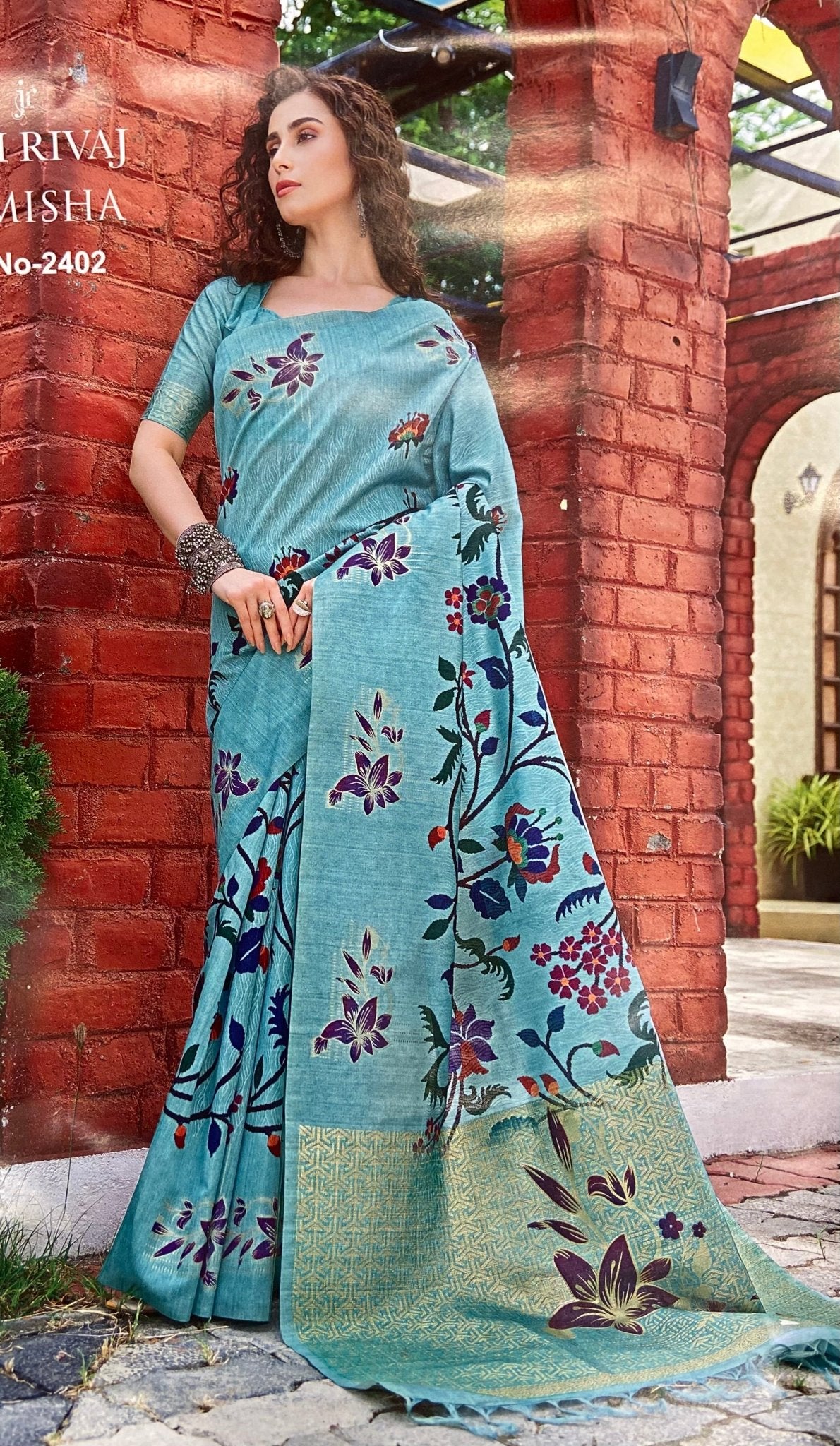 Premium Mashru Silk Saree - Kanjeevaram Silk Mandir
