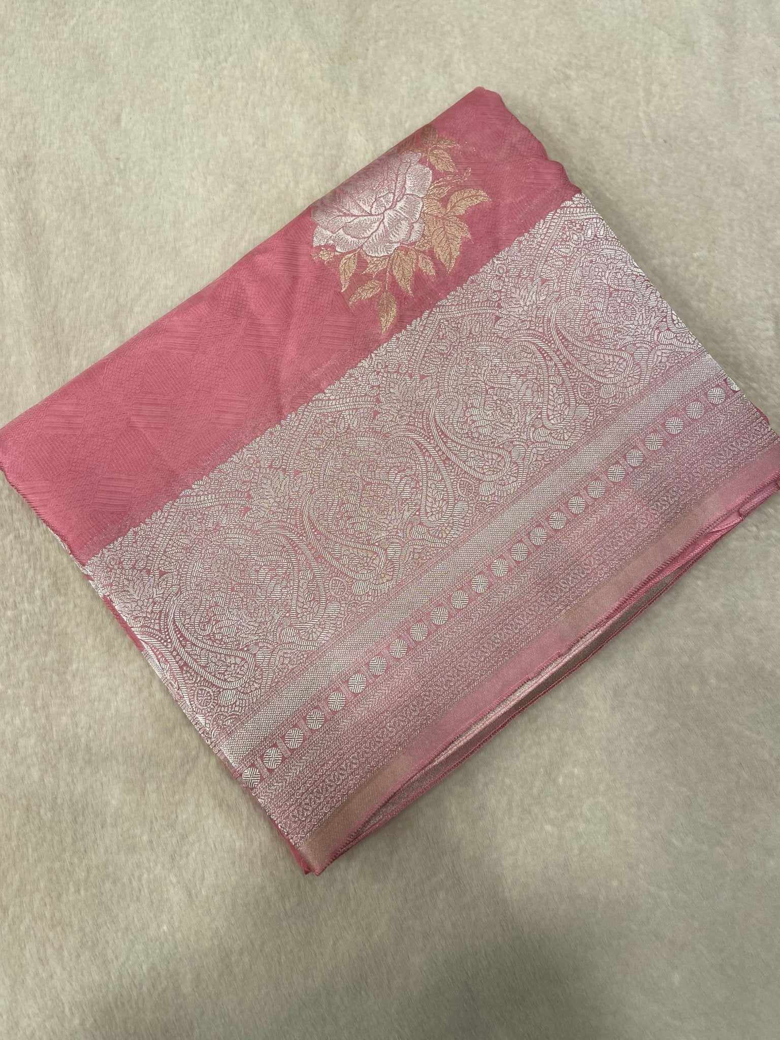 Premium Mashru Silk Saree - Kanjeevaram Silk Mandir