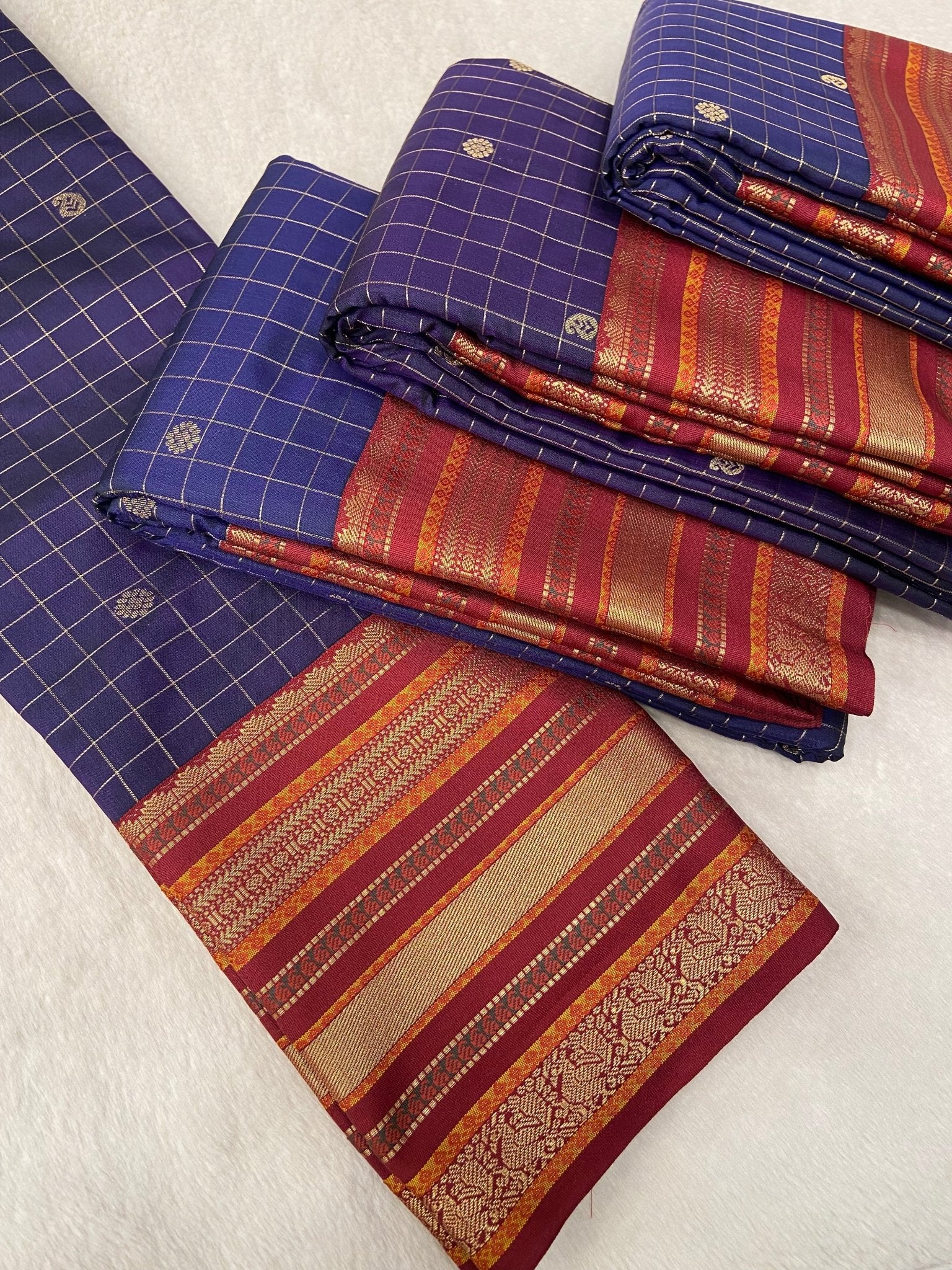 Premium Mini Kanchi Silk Saree - Kanjeevaram Silk Mandir