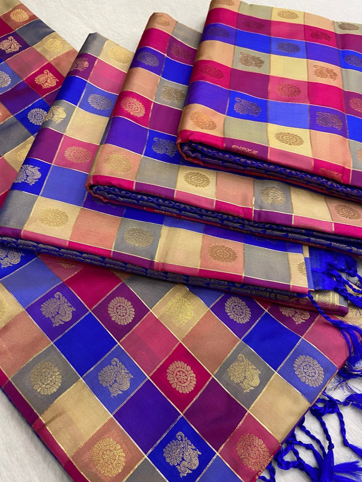 Premium Mini Kanchi Silk Saree - Kanjeevaram Silk Mandir