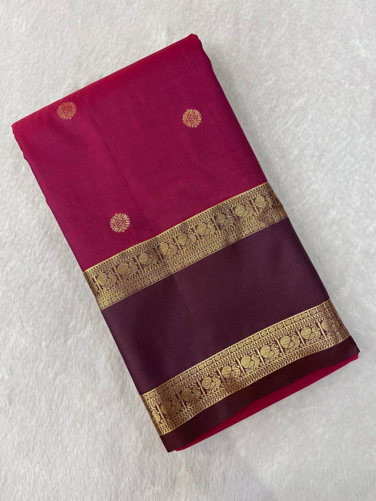 Premium Mini Kanchi Silk Saree - Kanjeevaram Silk Mandir