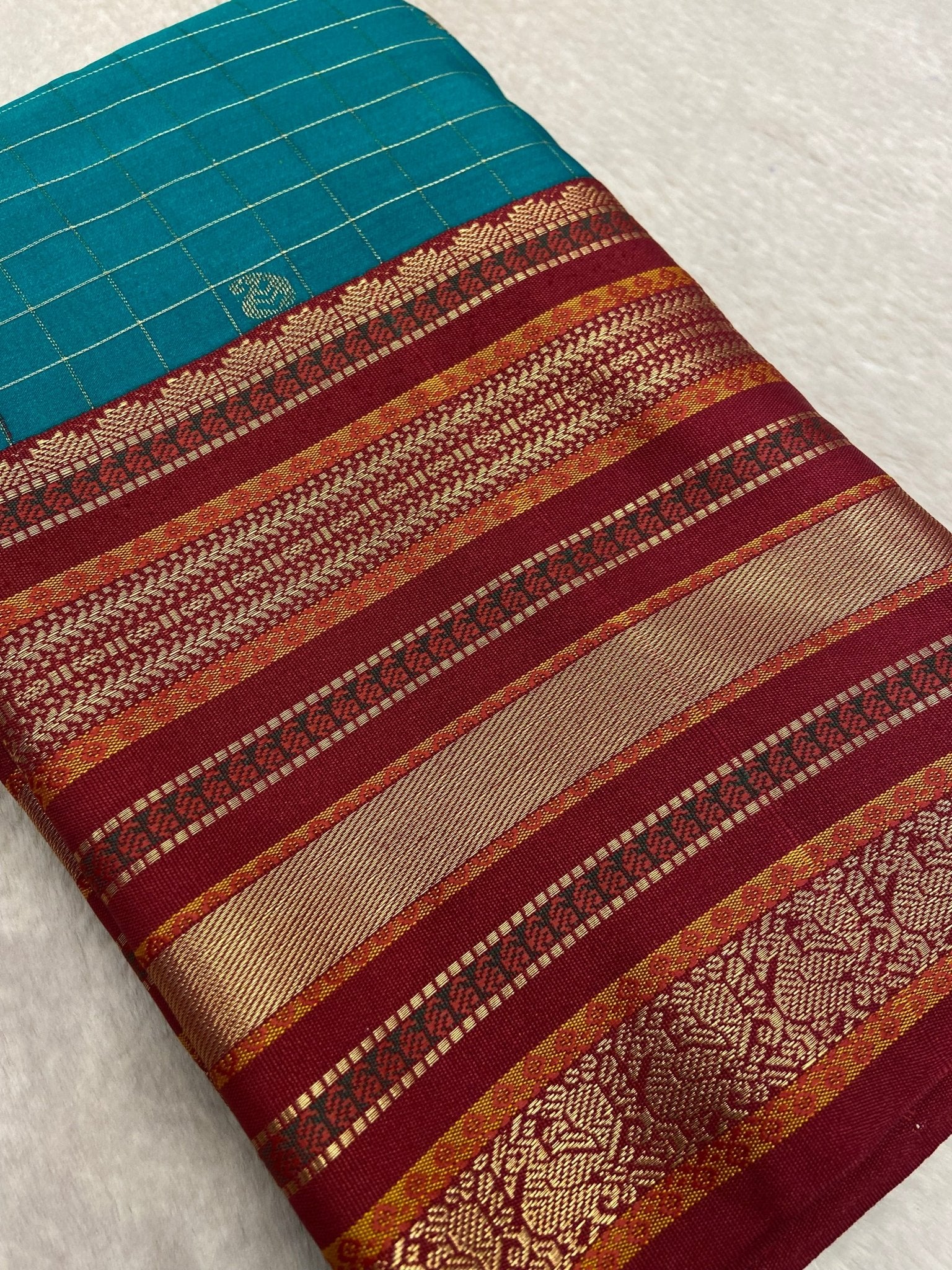 Premium Mini Kanchi Silk Saree - Kanjeevaram Silk Mandir