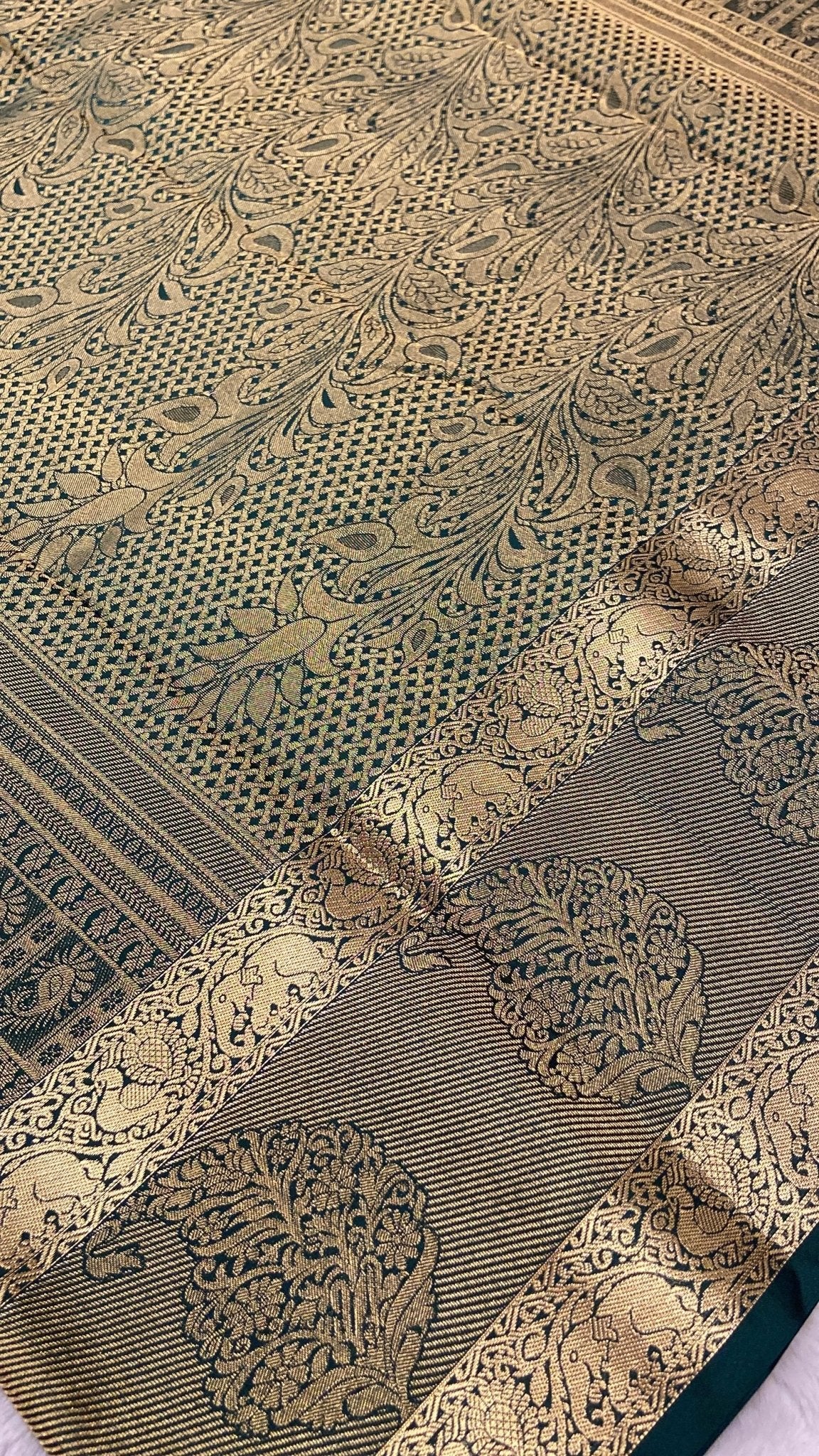 Premium Mini Kanchi Silk Saree - Kanjeevaram Silk Mandir