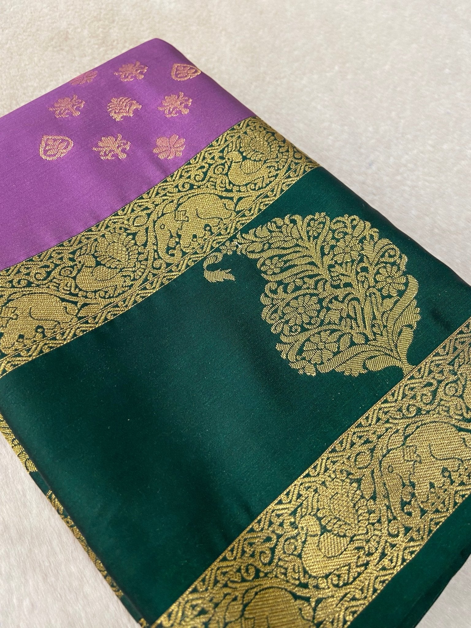 Premium Mini Kanchi Silk Saree - Kanjeevaram Silk Mandir