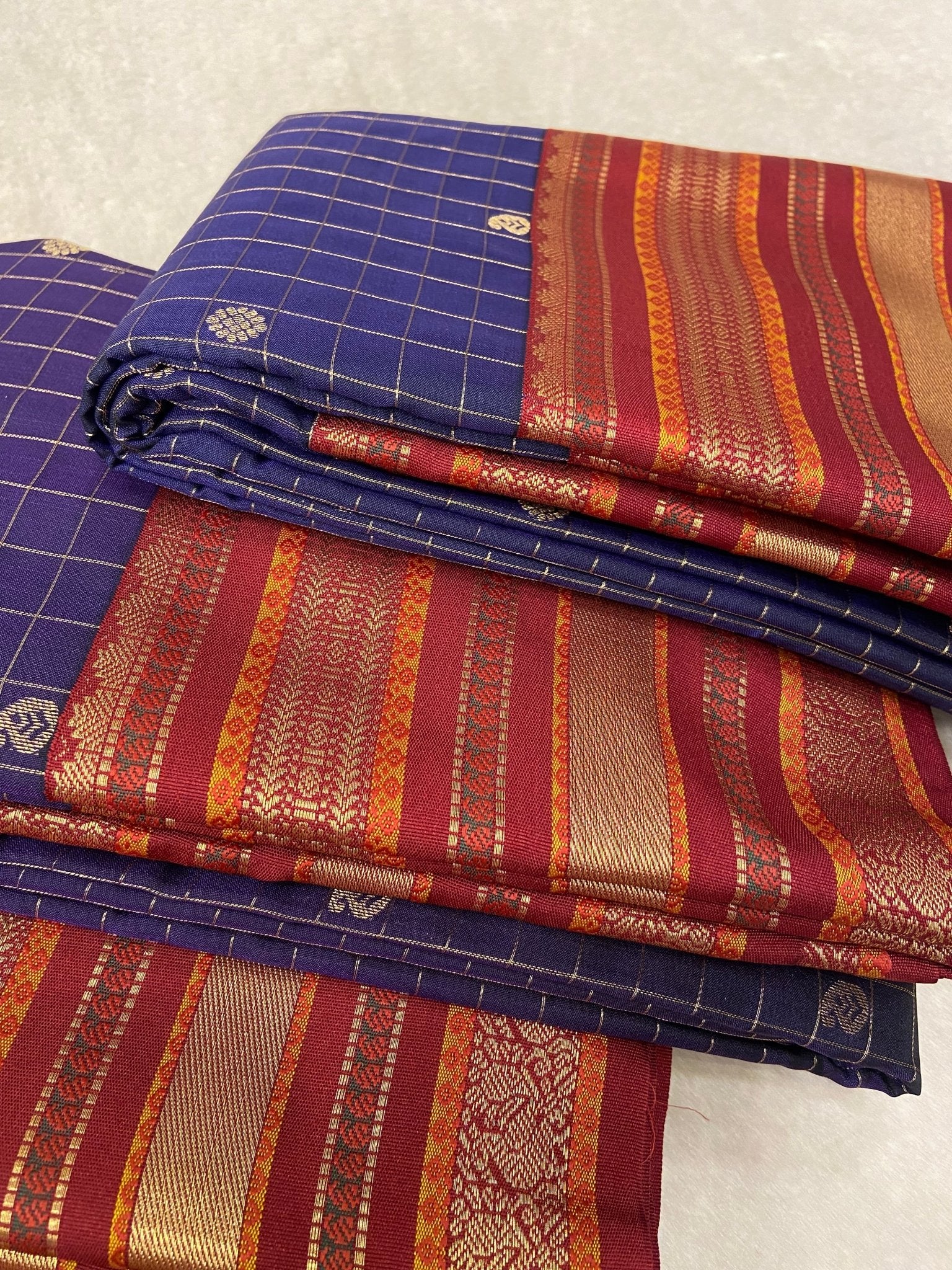 Premium Mini Kanchi Silk Saree - Kanjeevaram Silk Mandir