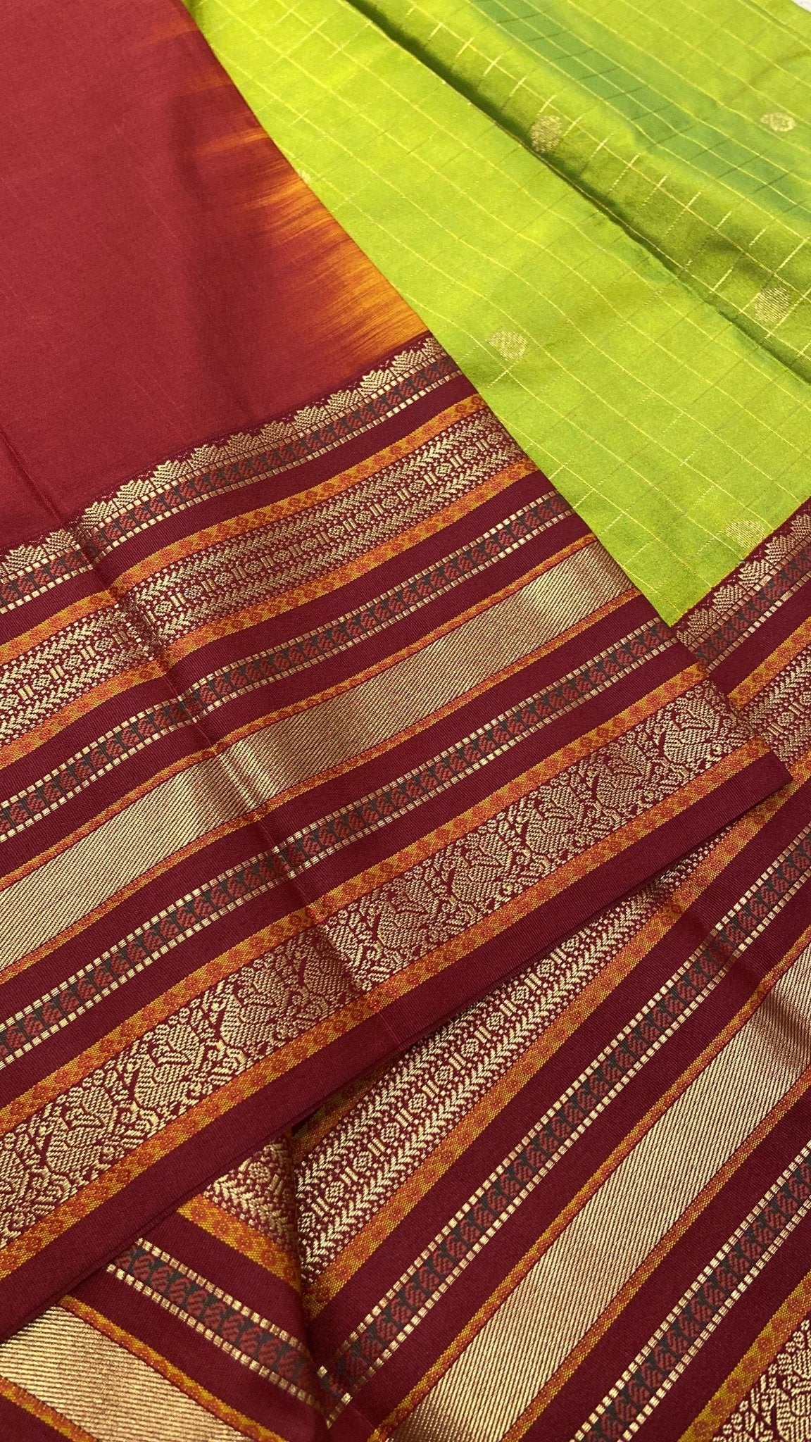 Premium Mini Kanchi Silk Saree - Kanjeevaram Silk Mandir