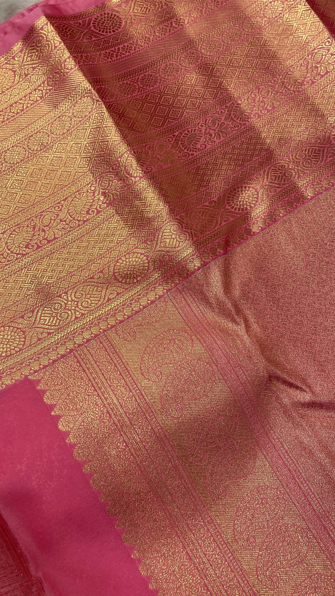 Premium Mini Kanchi Silk Saree - Kanjeevaram Silk Mandir