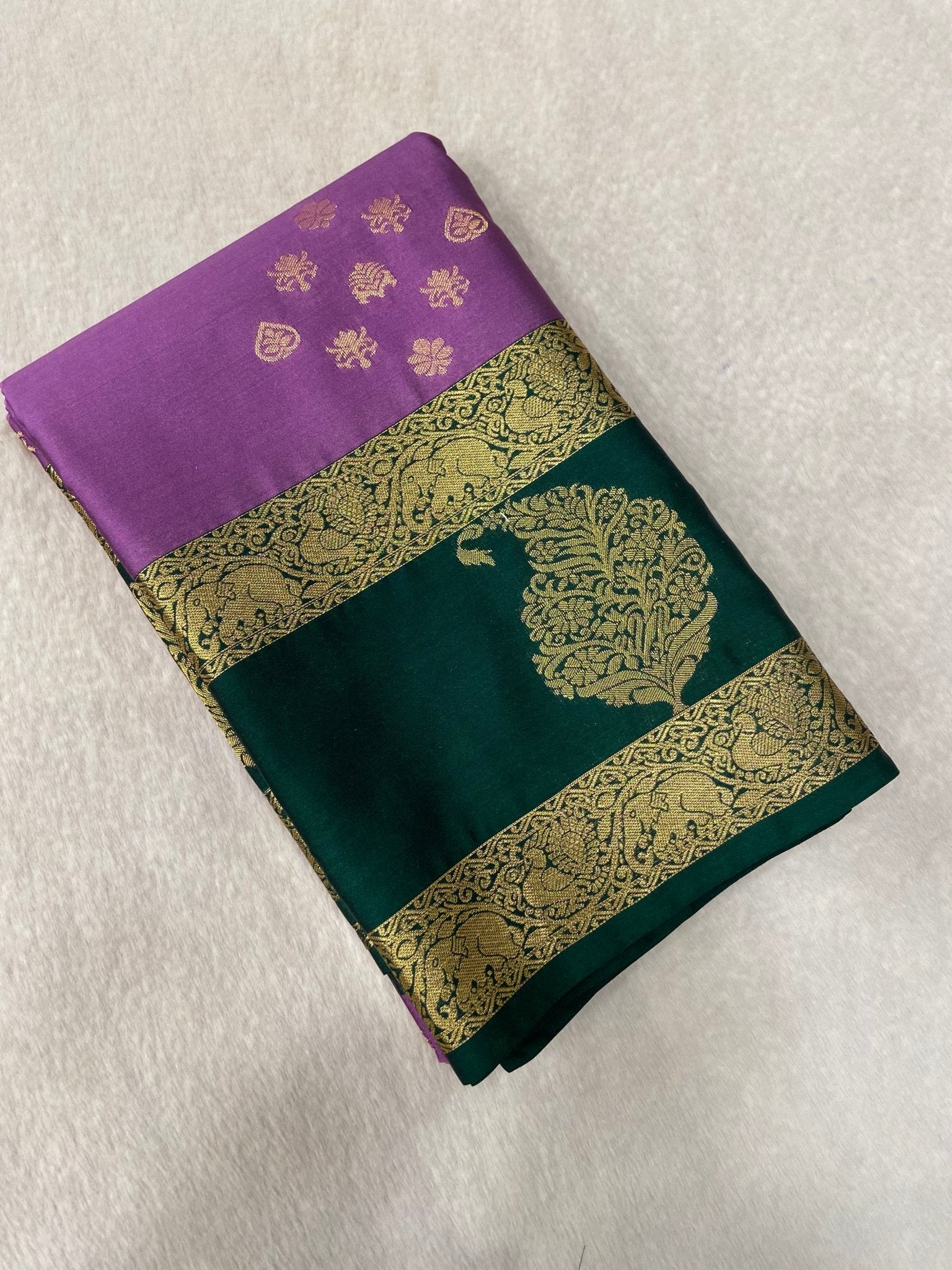 Premium Mini Kanchi Silk Saree - Kanjeevaram Silk Mandir